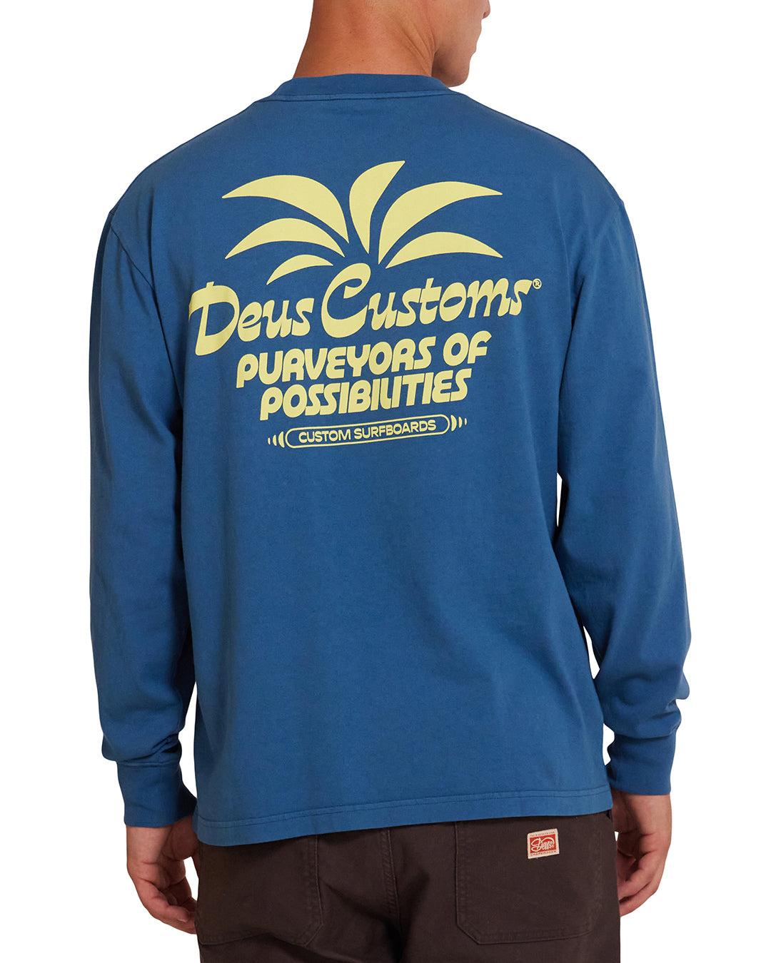 Last Resort Long Sleeve Tee - Moroccan Blue Product Image