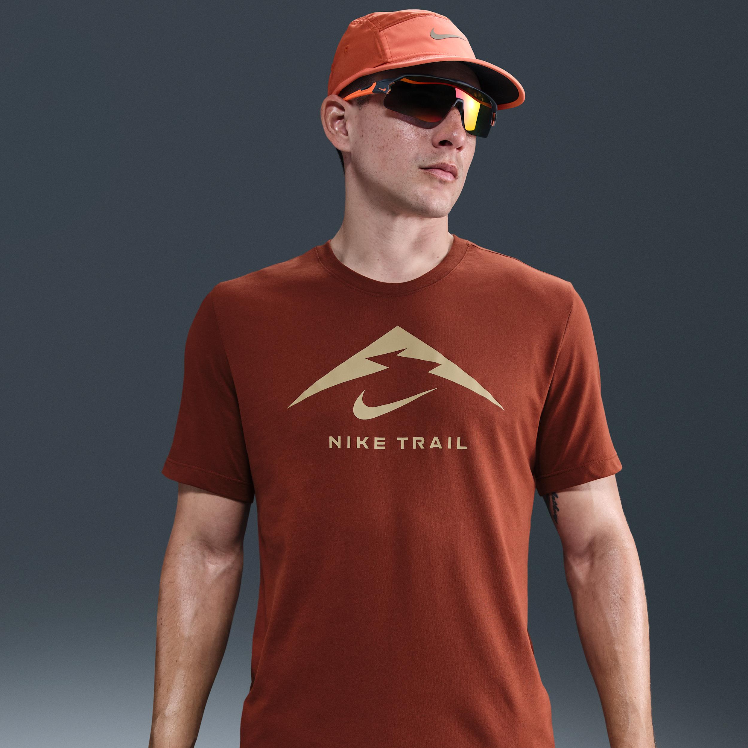 Nike Mens Dri-FIT Trail Running T-Shirt | FQ3914-245 Product Image