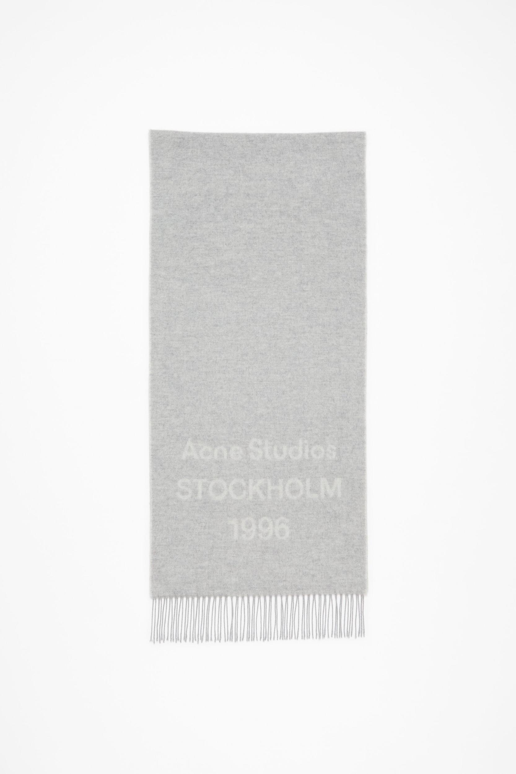 Logo wool scarf Product Image