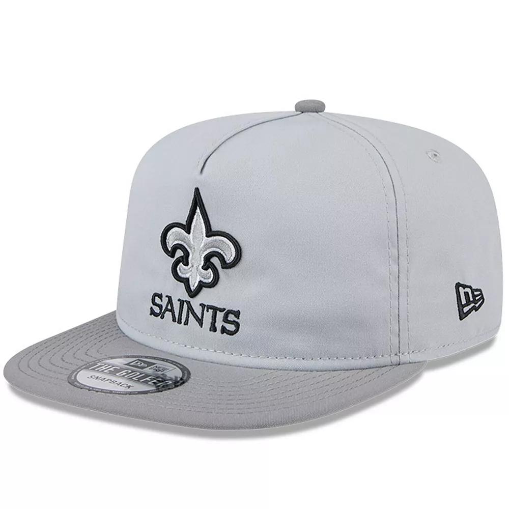 Men's New Era Gray New Orleans Saints 2024 NFL Training Camp Golfer Snapback Hat, Grey Product Image
