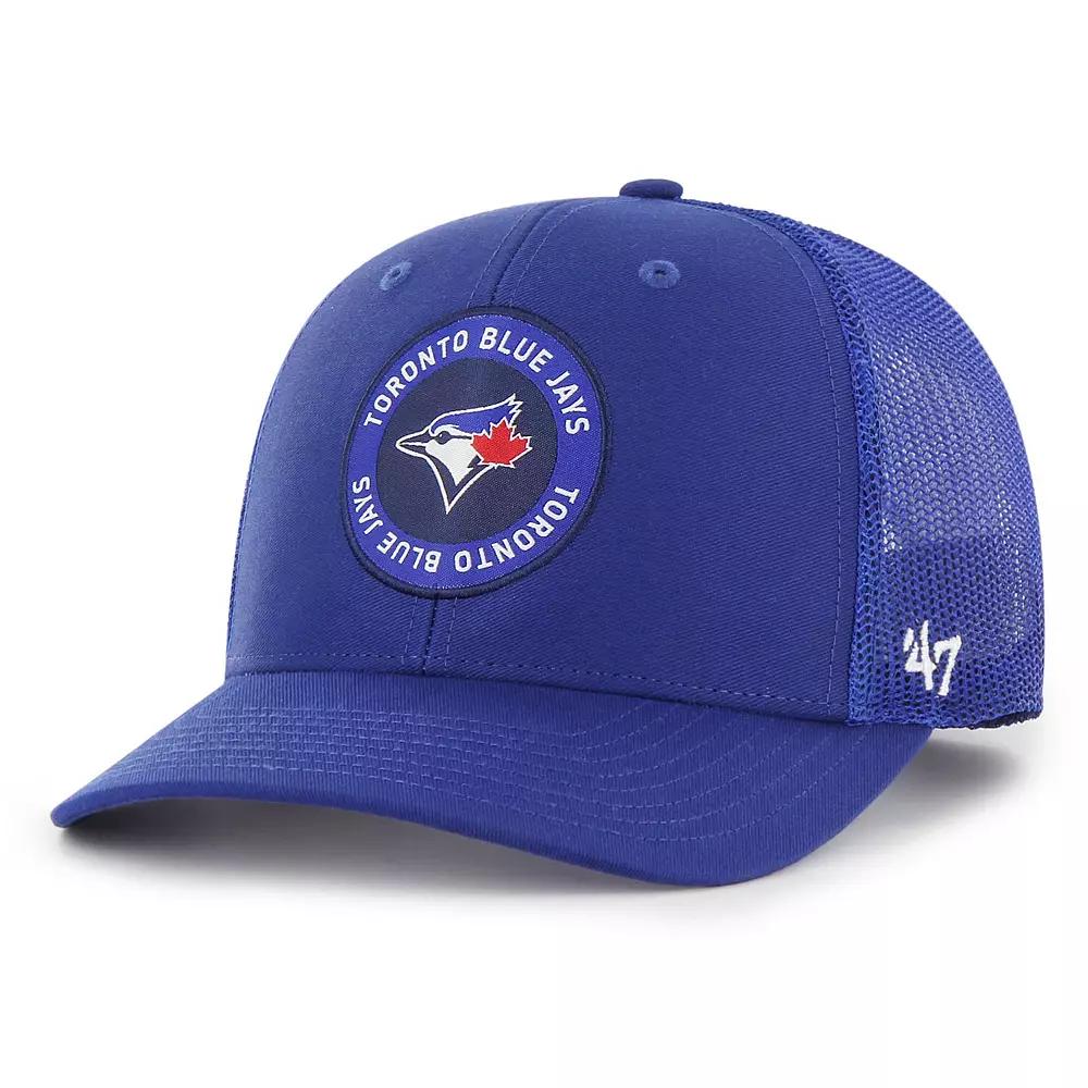 Men's '47 Royal Toronto Blue Jays Unveil Trucker Adjustable Hat, Jay Blue Product Image