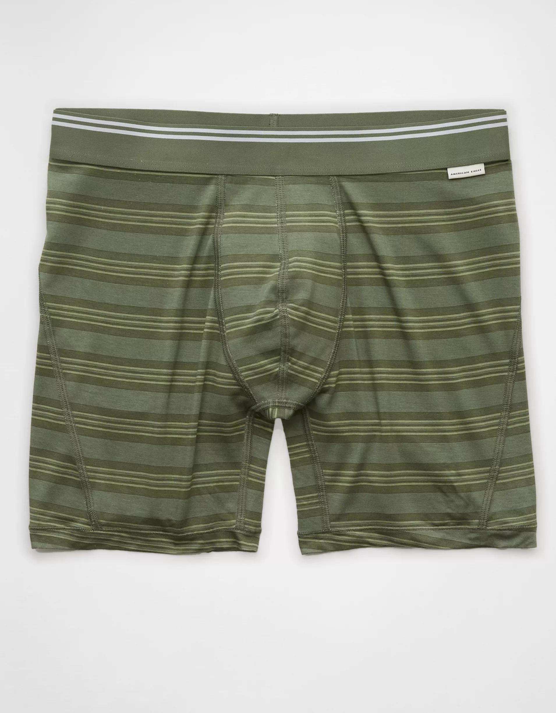 AEO Men's Striped 6" Ultra Soft Boxer Brief Product Image