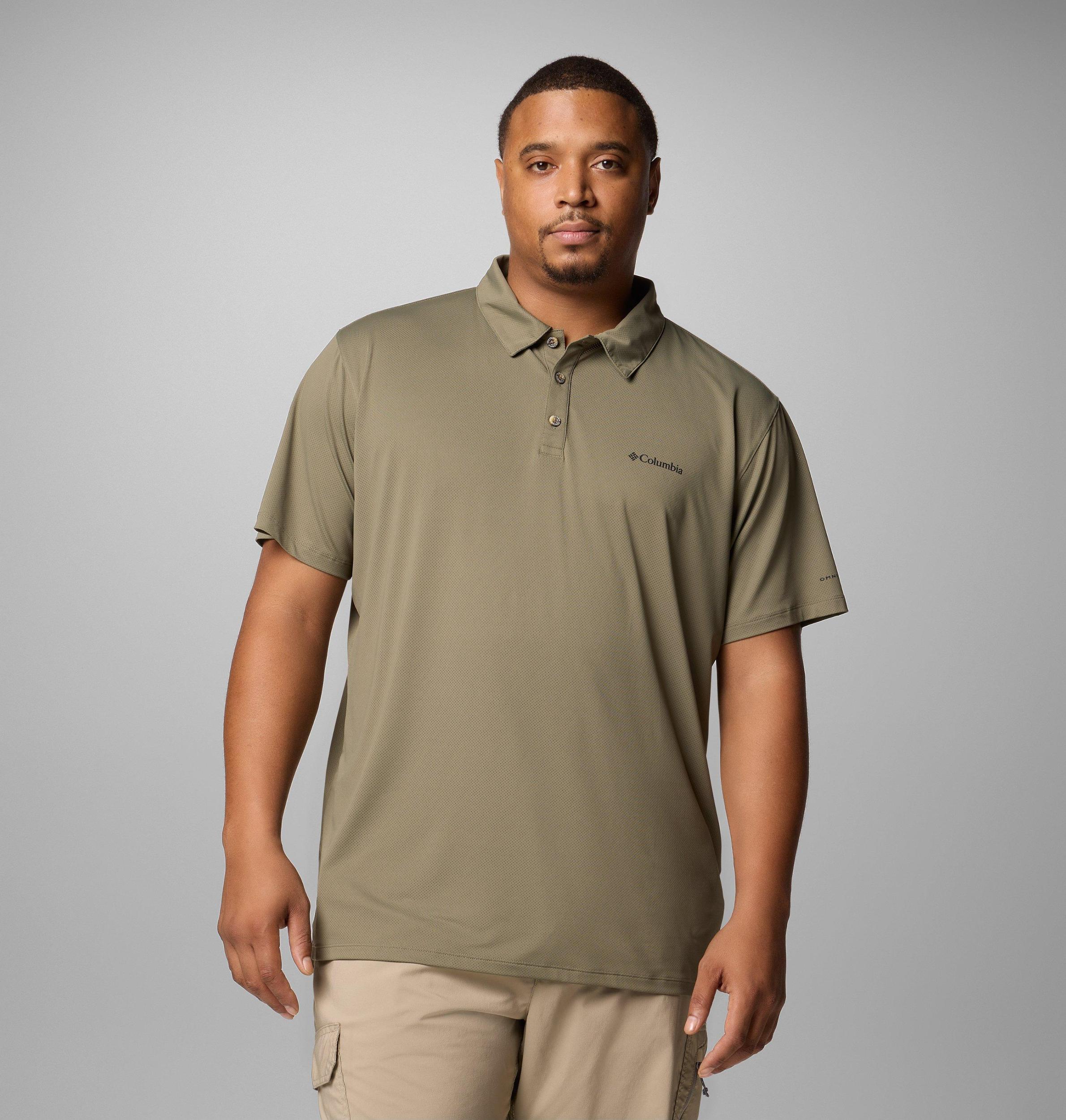 Columbia Mens Tech Trail Utility Polo - Big- Product Image