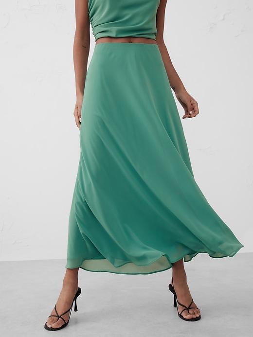 Chiffon Maxi Skirt Product Image