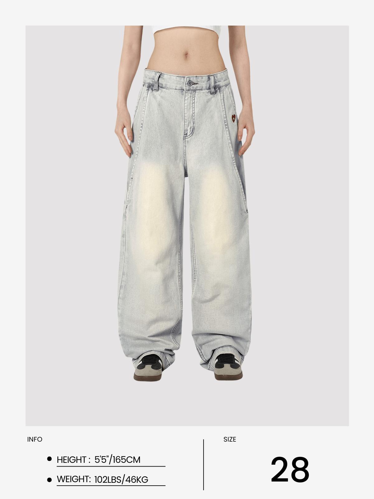 Aelfric Eden Washed Baggy Jeans Product Image
