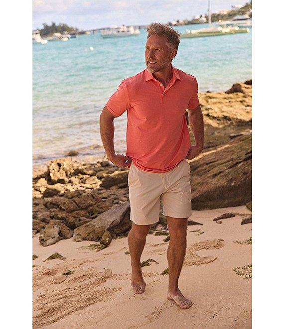 Southern Tide Brrr°®-eeze Heather Performance Stretch Short Sleeve Polo Shirt Product Image