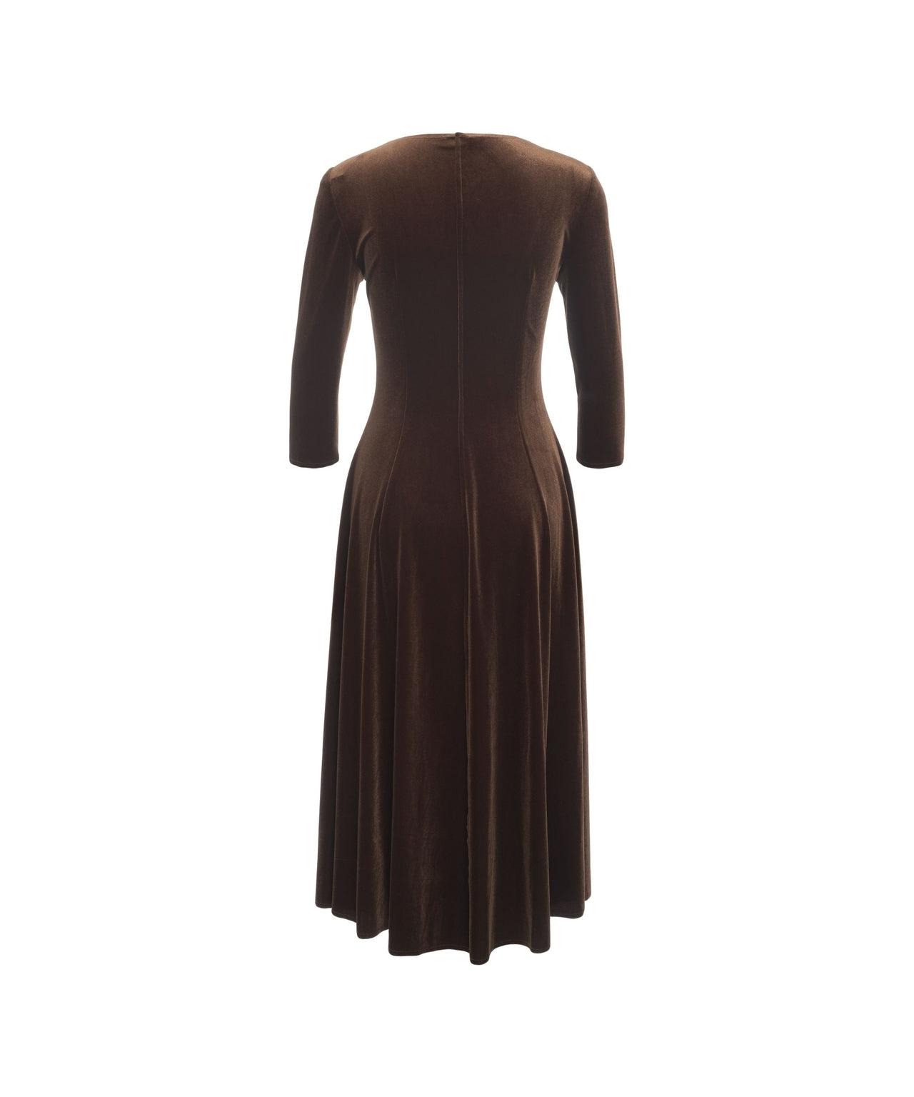 Velvet maxi dress Product Image