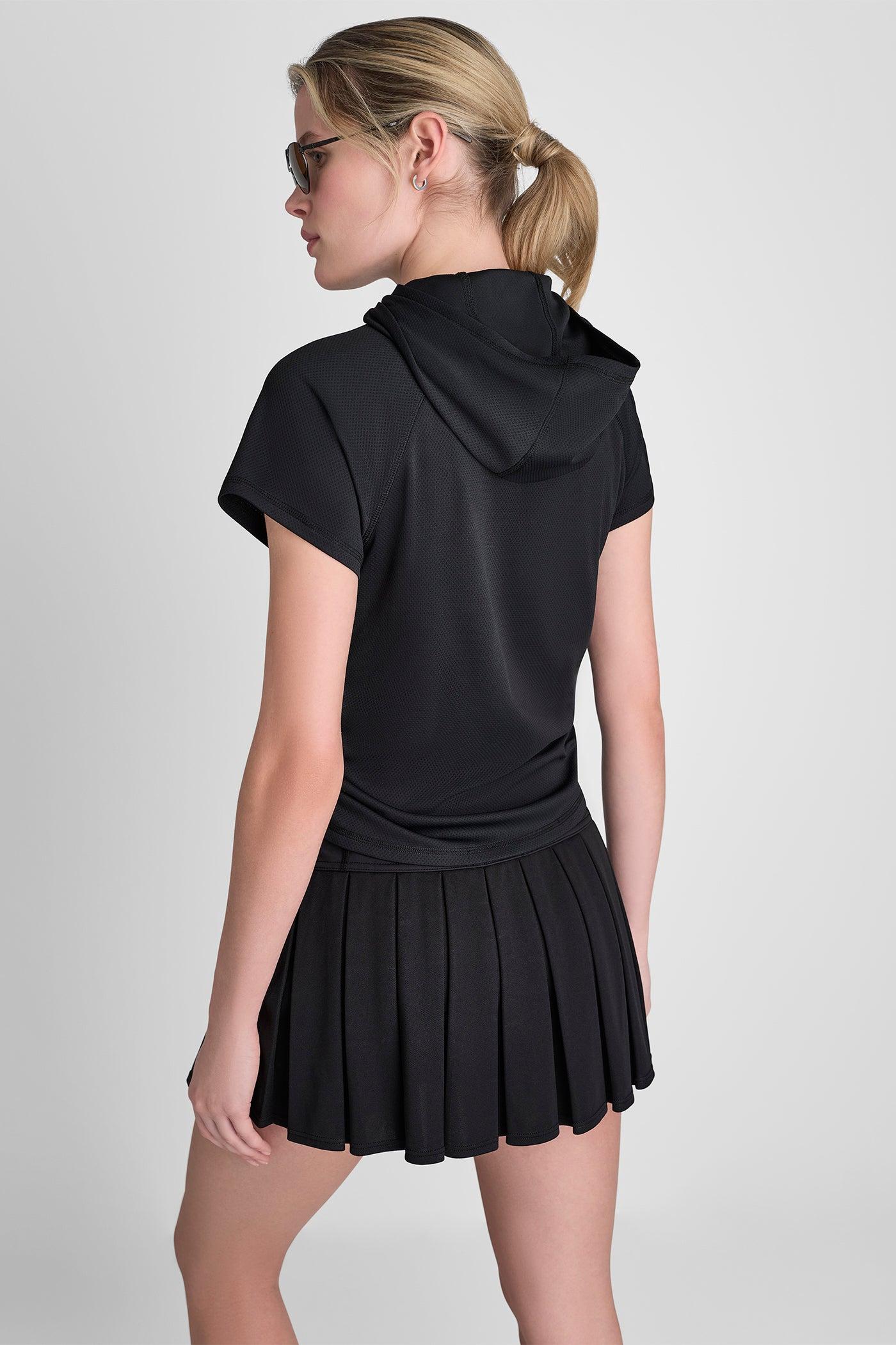 MESH HOODED LOGO TEE Product Image