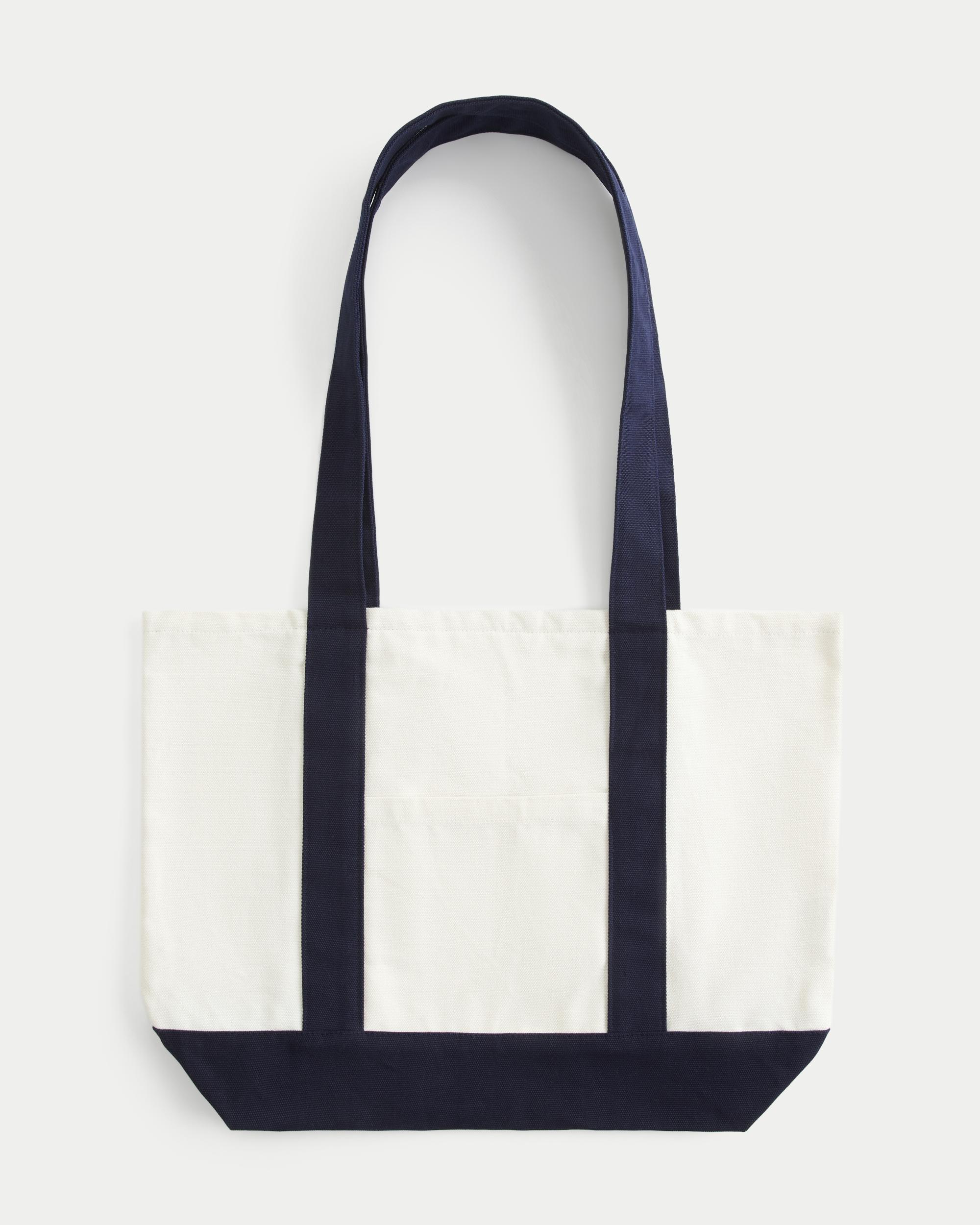 Teddy Bear Graphic Canvas Beach Bag Product Image