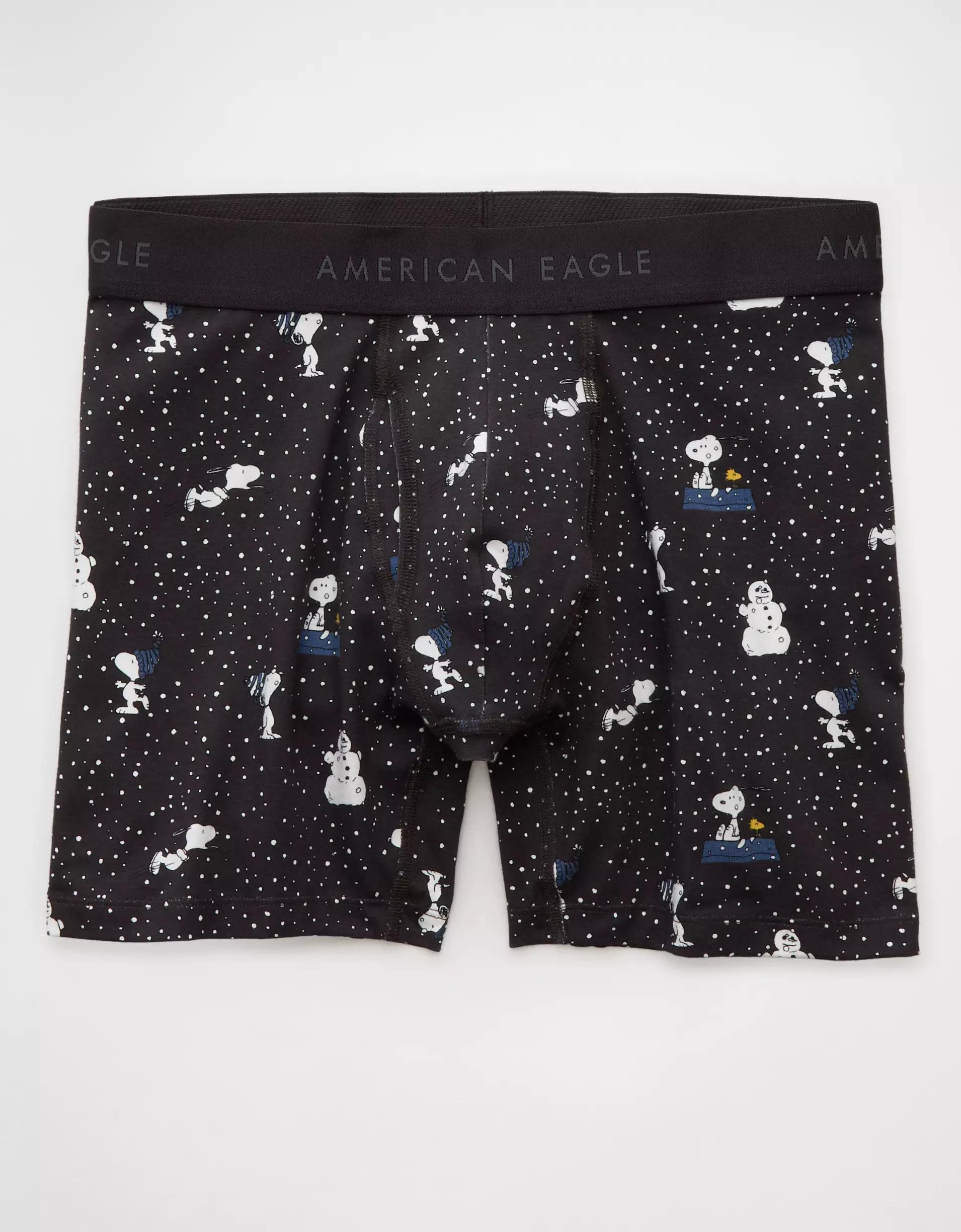 AEO Men's Snoopy Snowstorm 6" Classic Boxer Brief Product Image