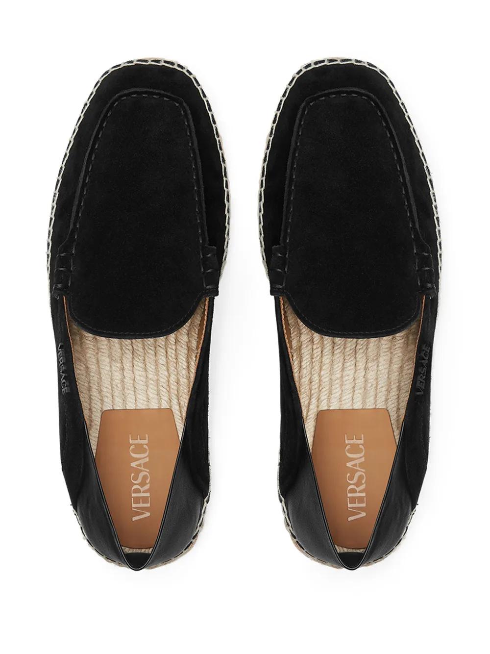 logo-print suede espadrilles Product Image