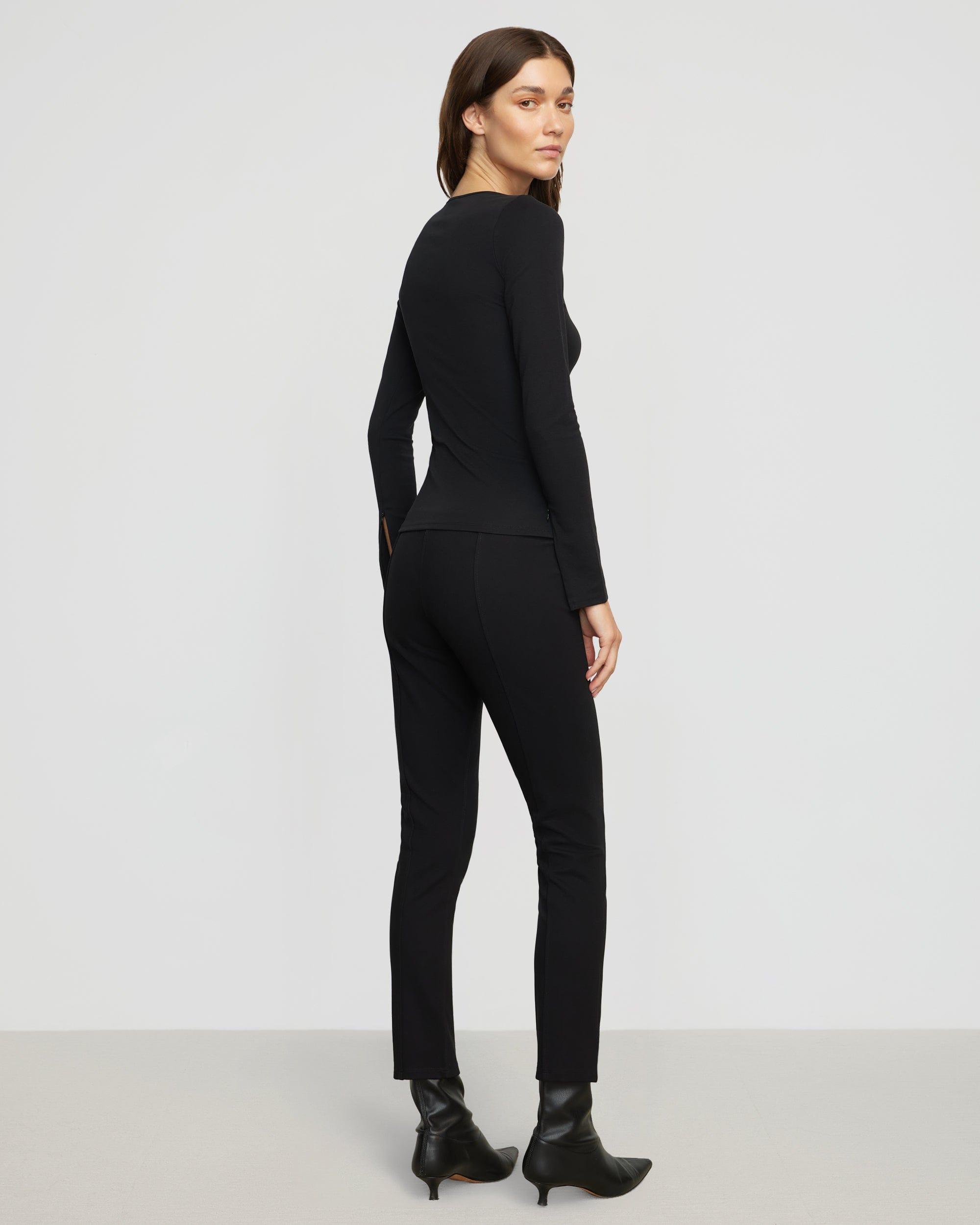 Bea Slim-Leg Ponte Stretch Pant Product Image