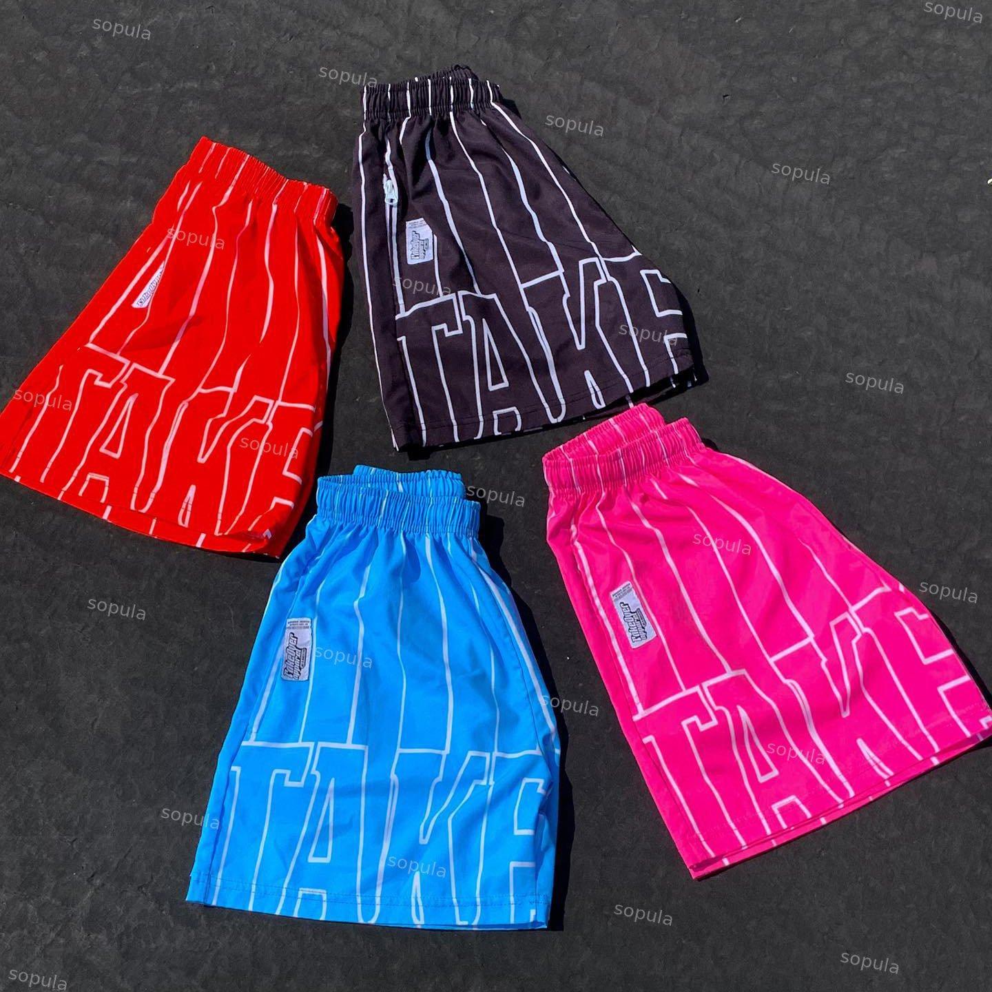 Sopula Take Over Art Graphics Mesh Shorts Product Image