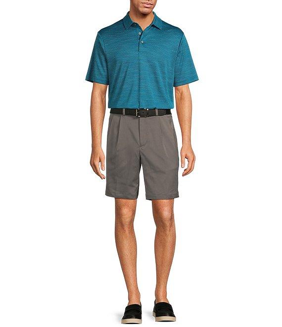 Roundtree & Yorke Performance Short Sleeve Multi Jacquard Polo Shirt Product Image