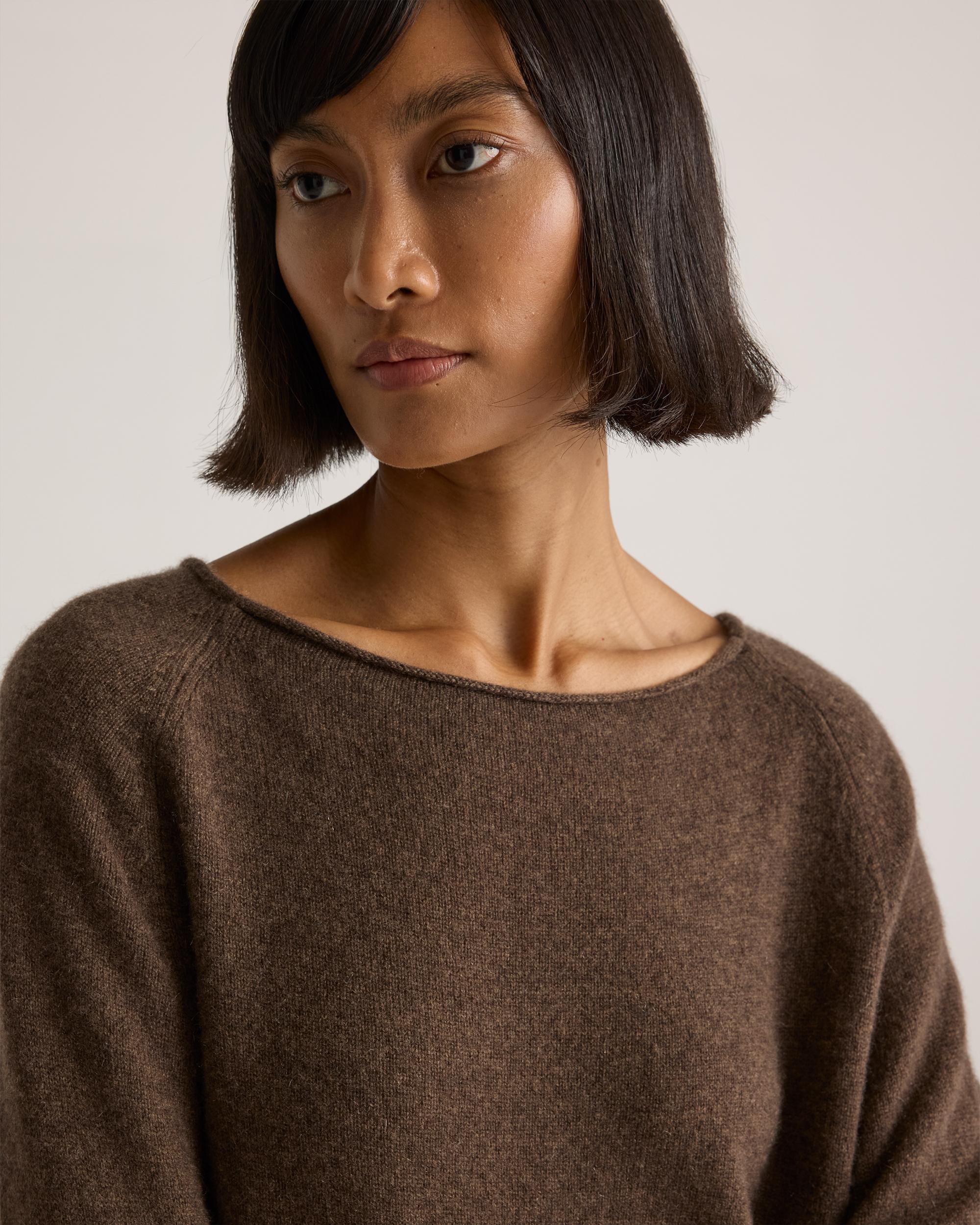 Quince | Women's Mongolian Cashmere Boatneck Sweater Product Image