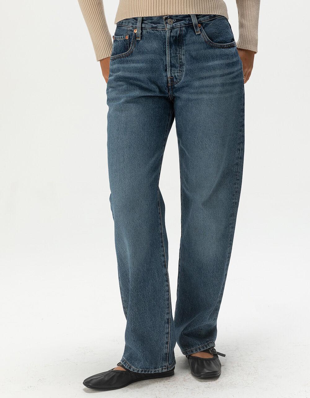 LEVI'S Premium 501 '90s Womens Jeans - Not My News Channel - DARK VINTAGE Product Image