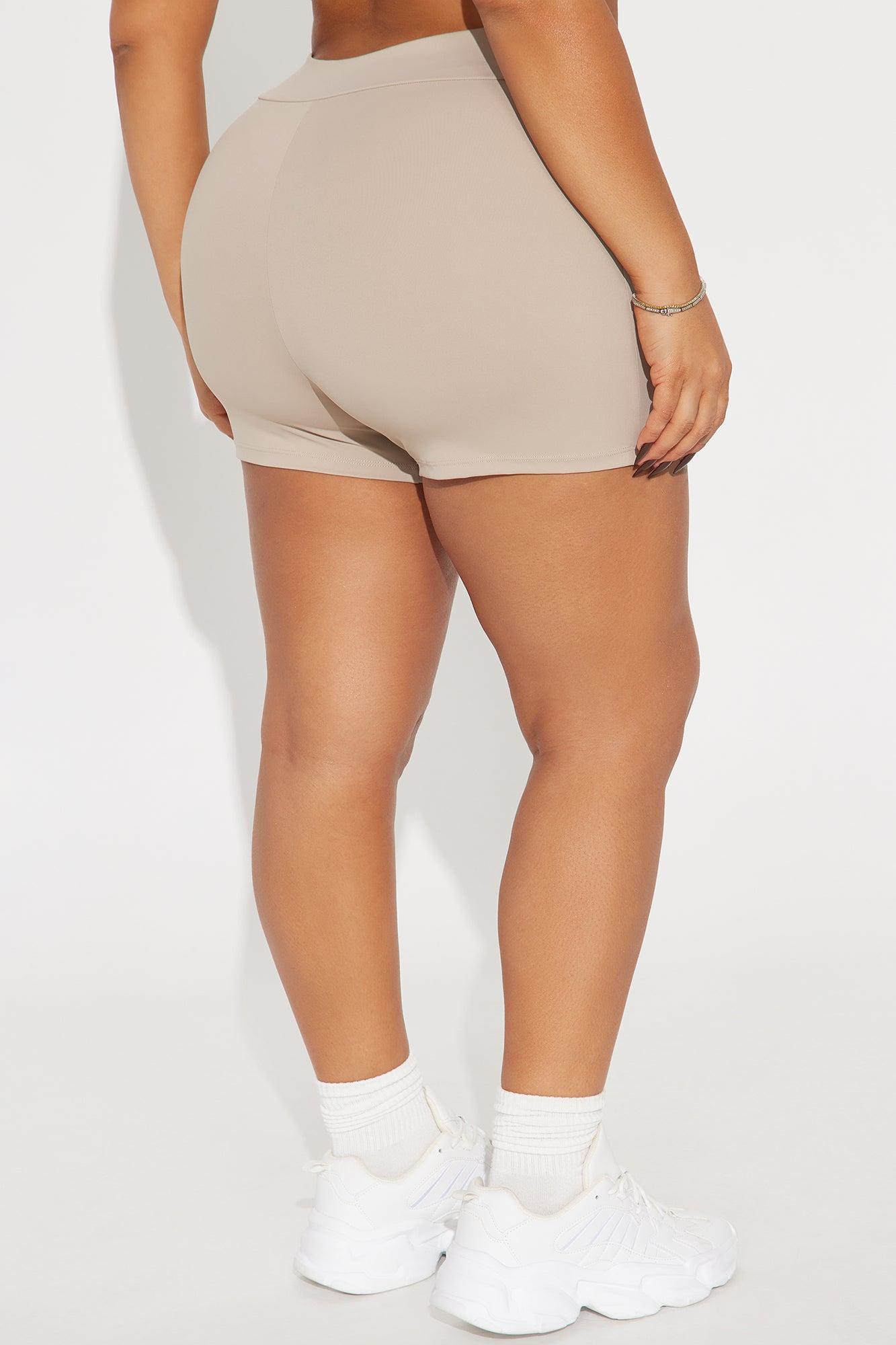 Stay Snatched Active Short - Taupe Product Image
