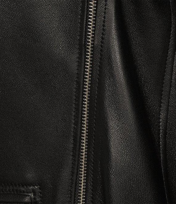 Antonio Melani Stella Genuine Leather Moto Jacket Product Image