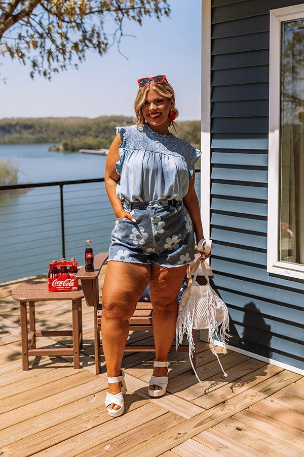 The Becca High Waist Shorts Curves Product Image