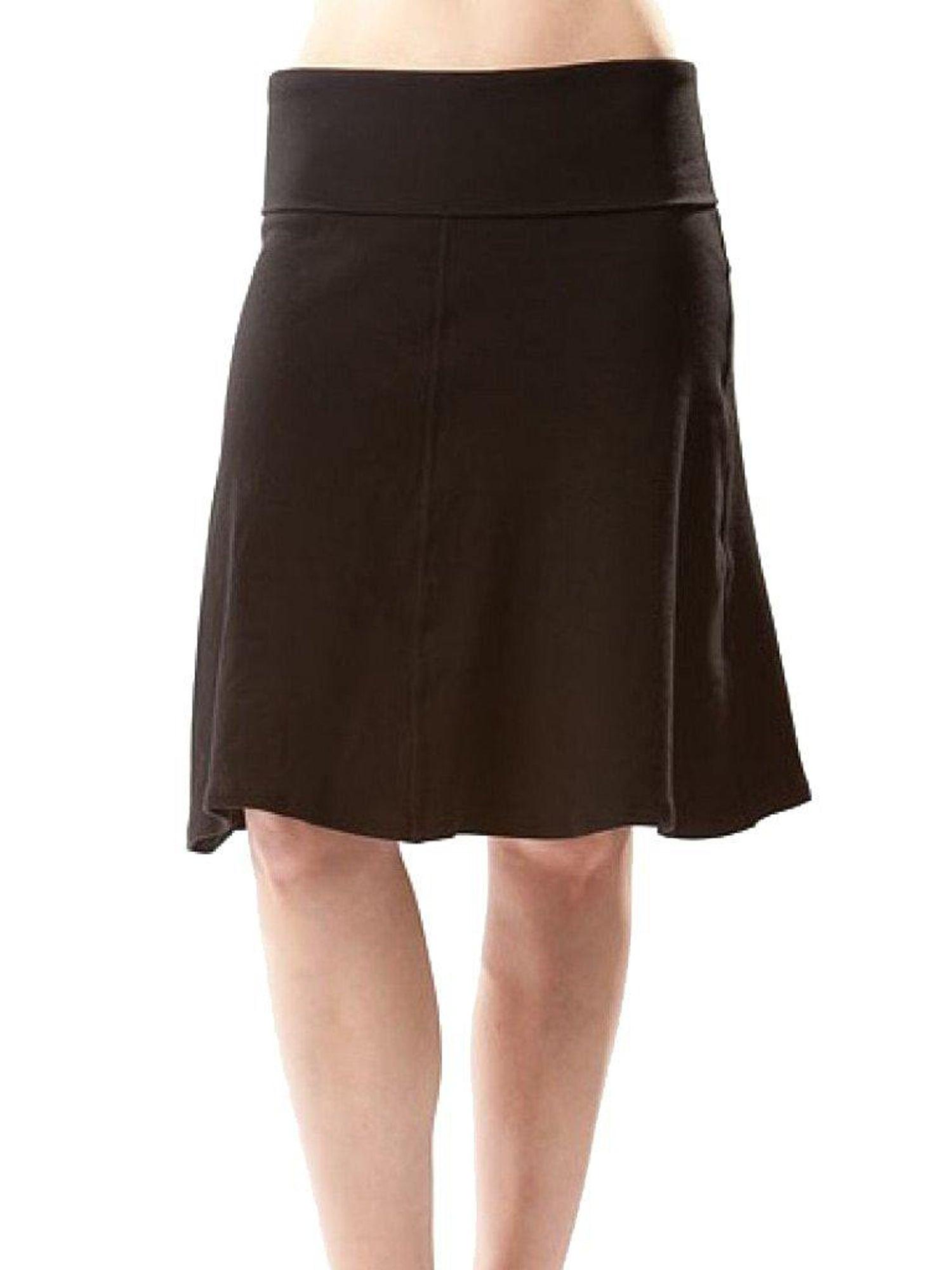Hard Tail Ribbed Rolldown Knee Skirt CS-51 Product Image