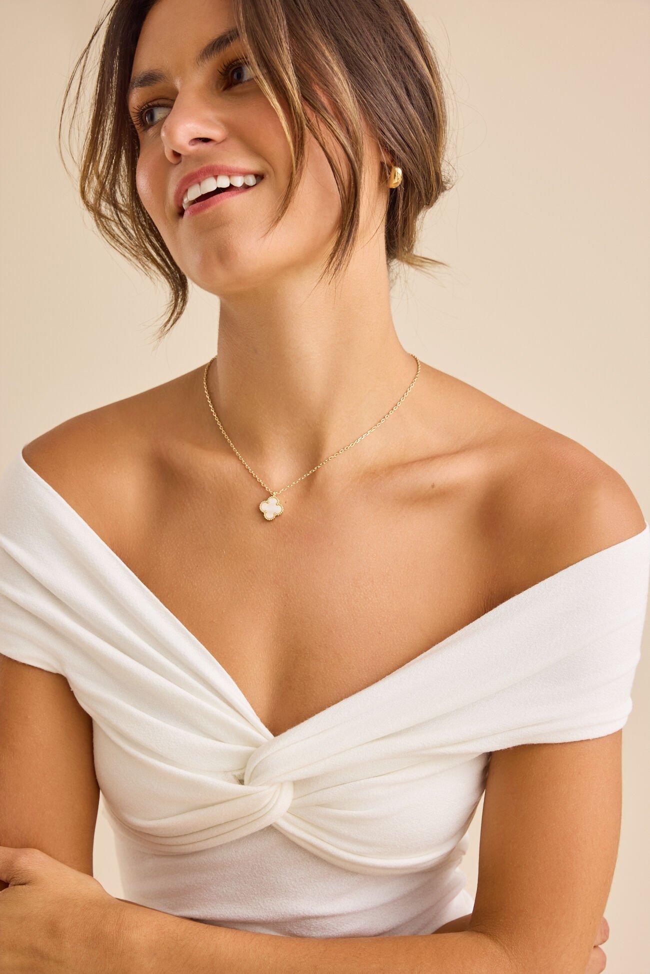 Mollie Off-Shoulder Twist Top Product Image