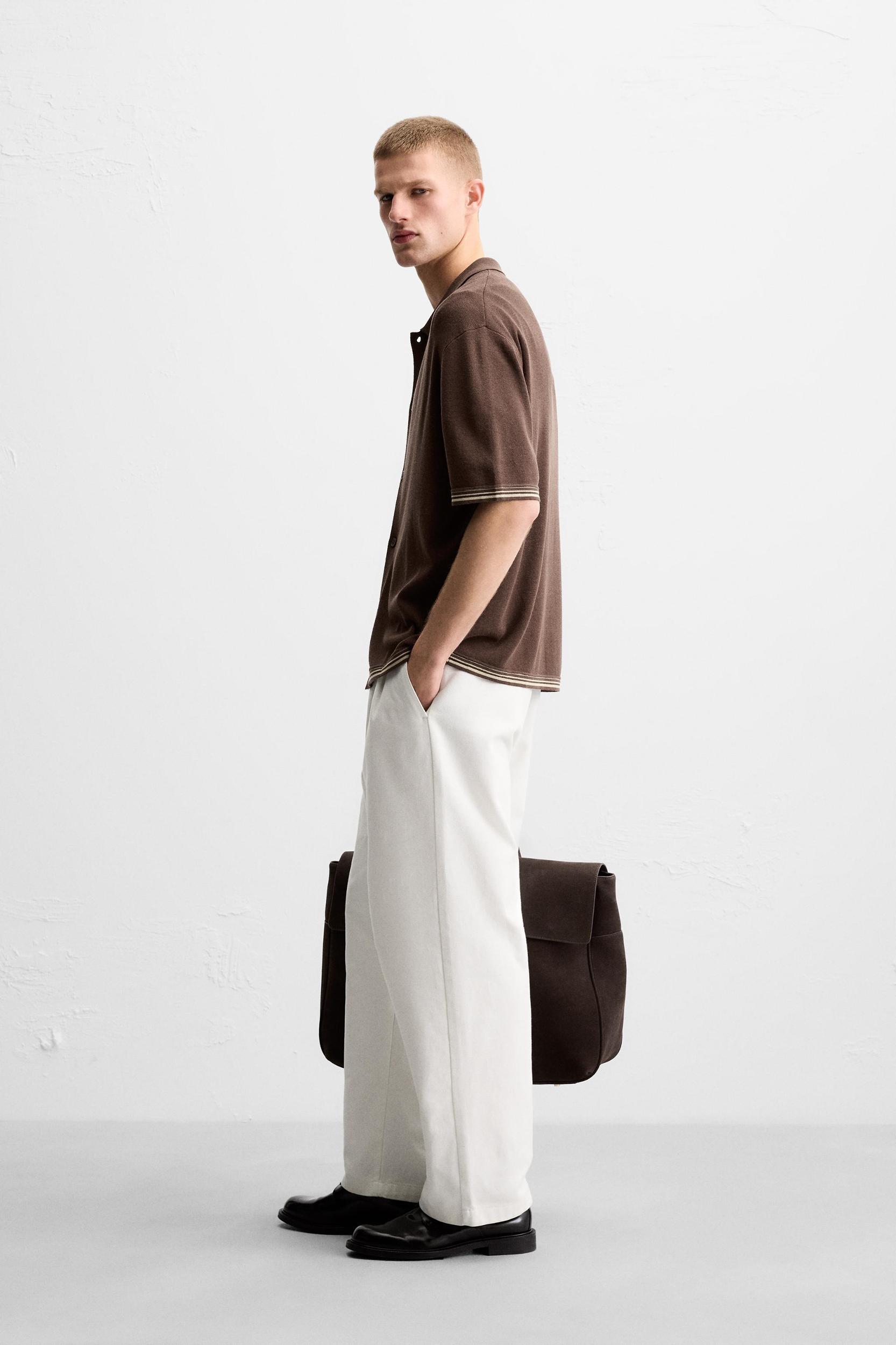 FLOWY KNIT SHIRT Product Image