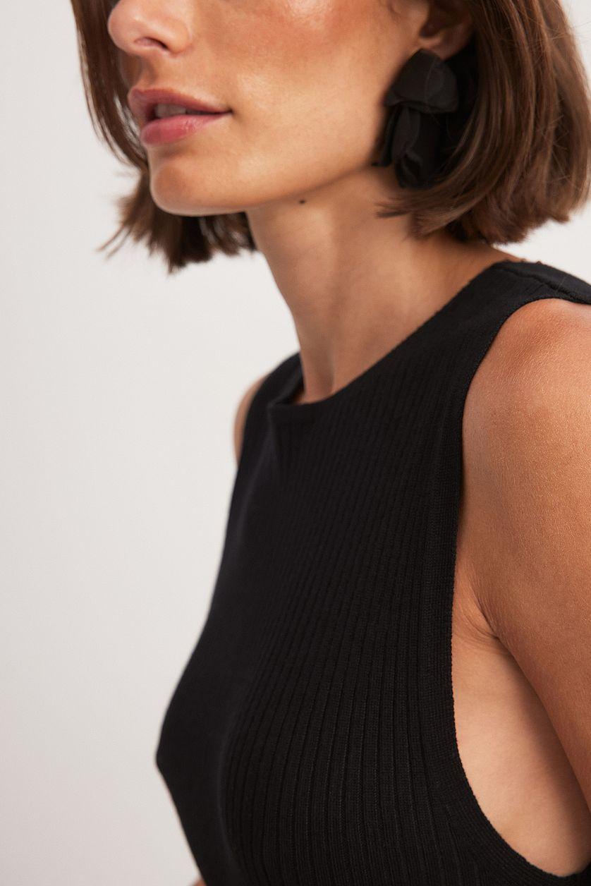 Ribbed Fine Knitted Maxi Dress Product Image