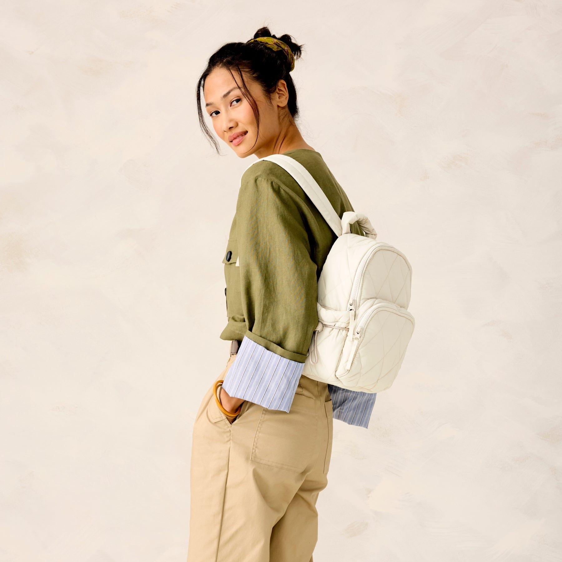 Vera Bradley Small Banbury Backpack Women in Gray Product Image