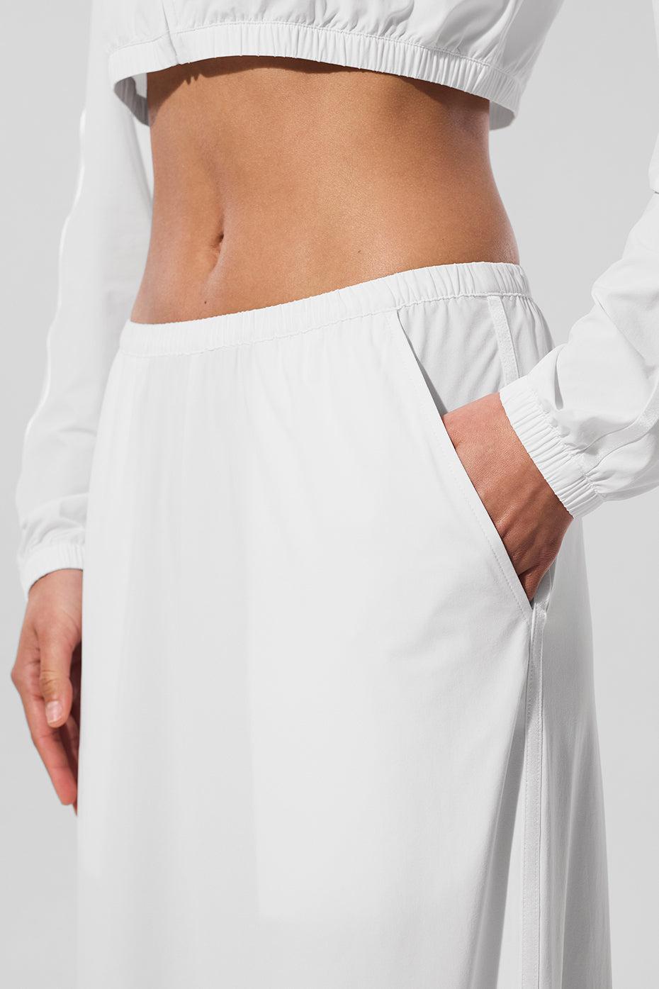 Breezy Wide Leg Pant - White Product Image