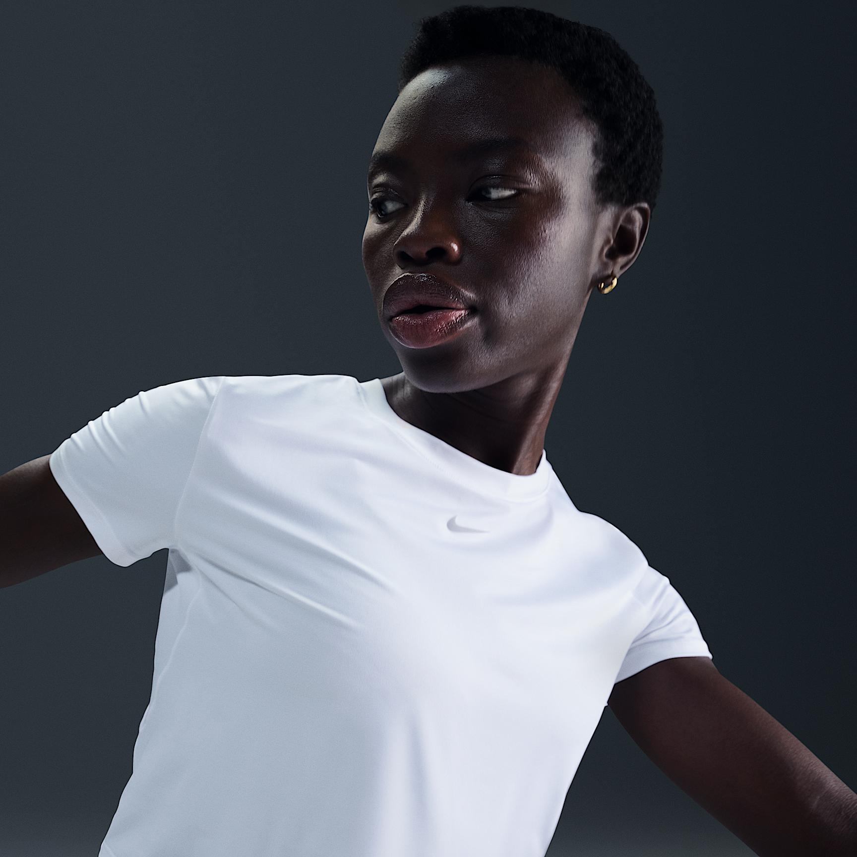 Women's Nike One Dri-FIT Crop Short Sleeve Top,  Product Image