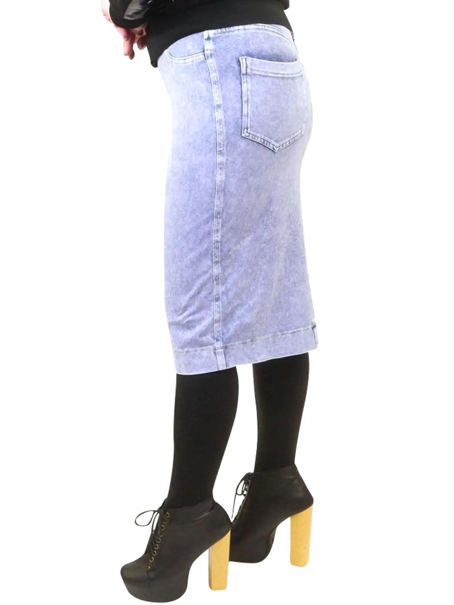 Hard Tail Jean Knee Skirt WJ-105 Product Image