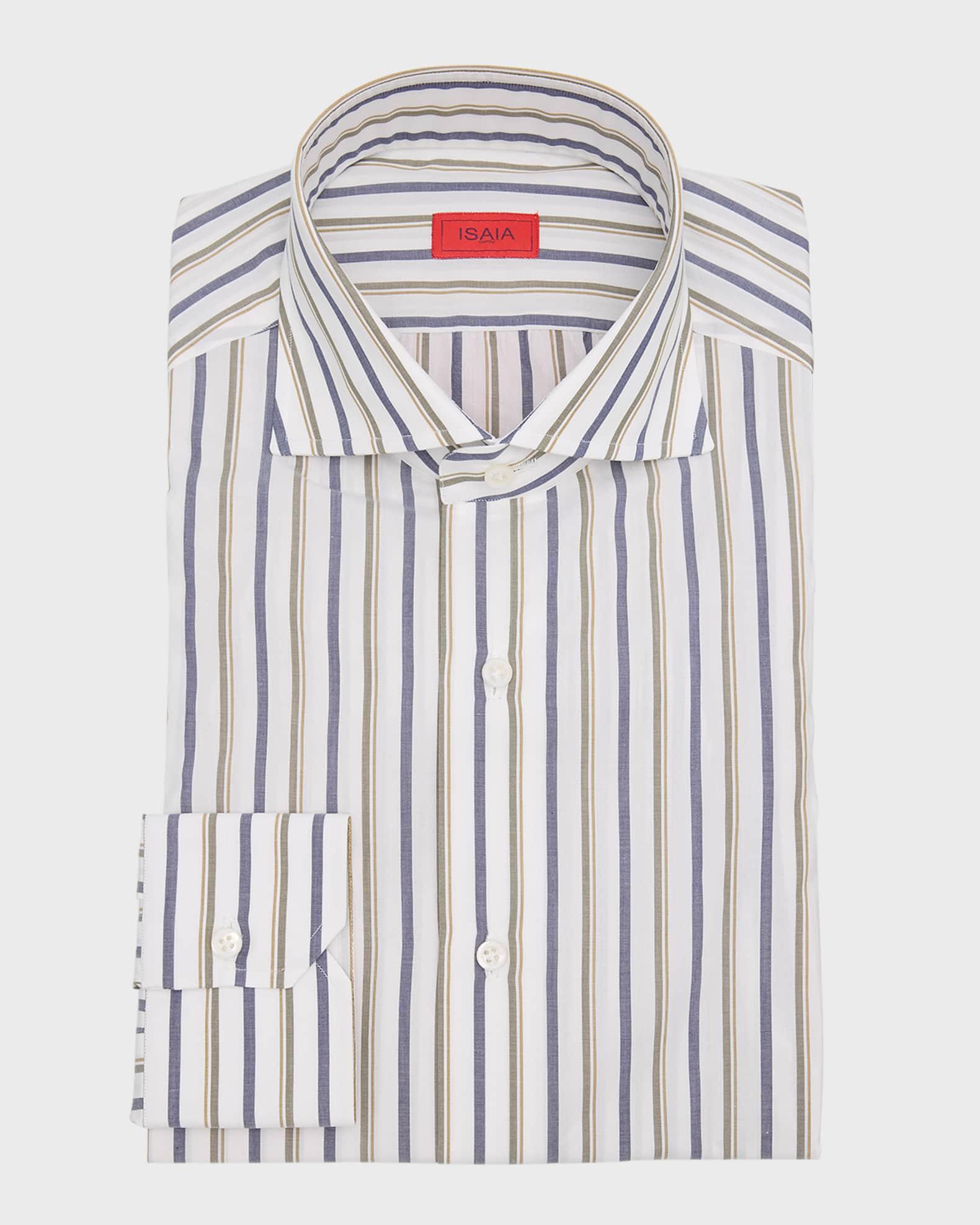 Men's Striped Dress Shirt Product Image