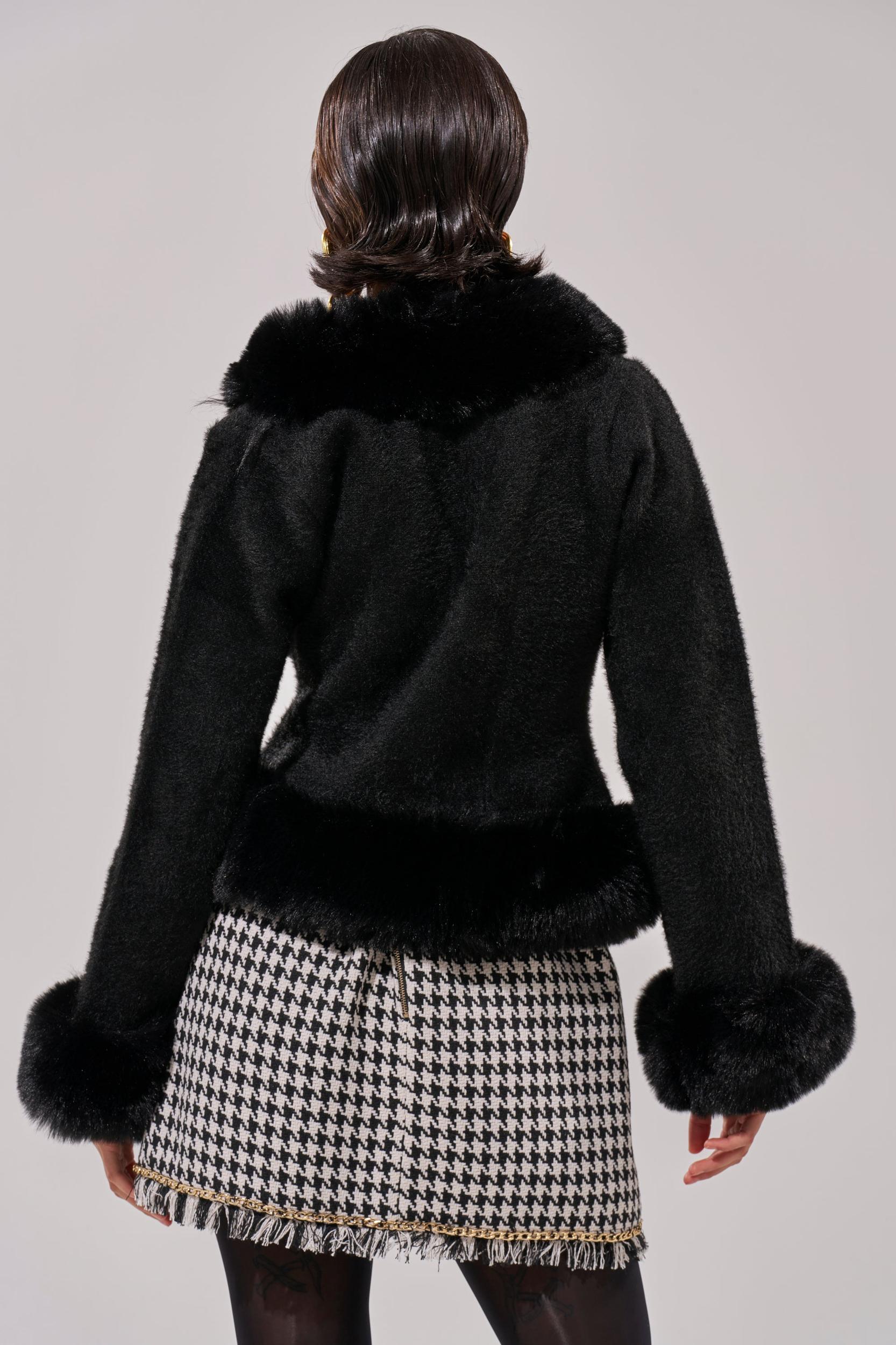 SOFT TOUCH CARDIGAN IN BLACK Product Image