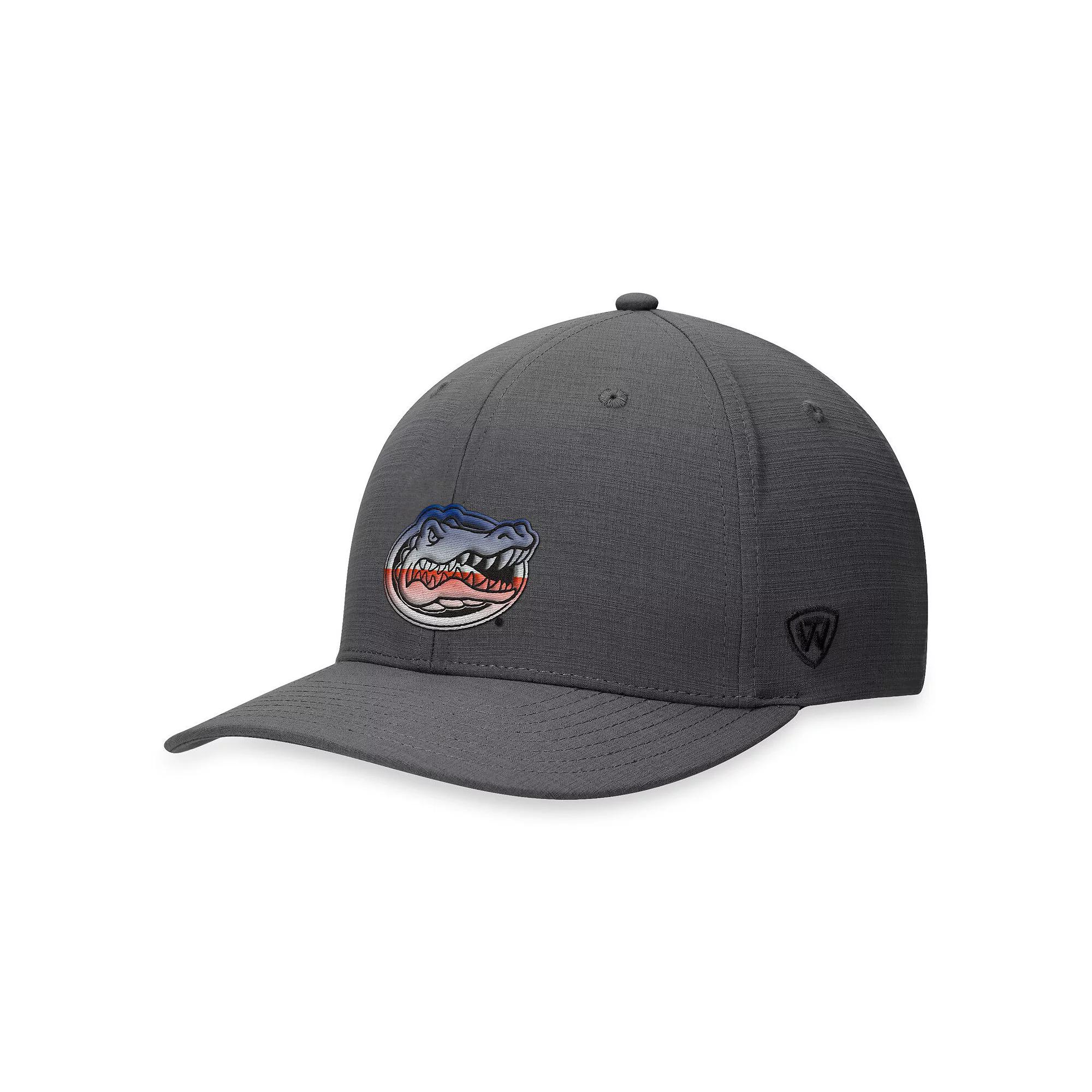 Men's Top of the World Gray Florida Gators Iron Flex Hat,  Product Image