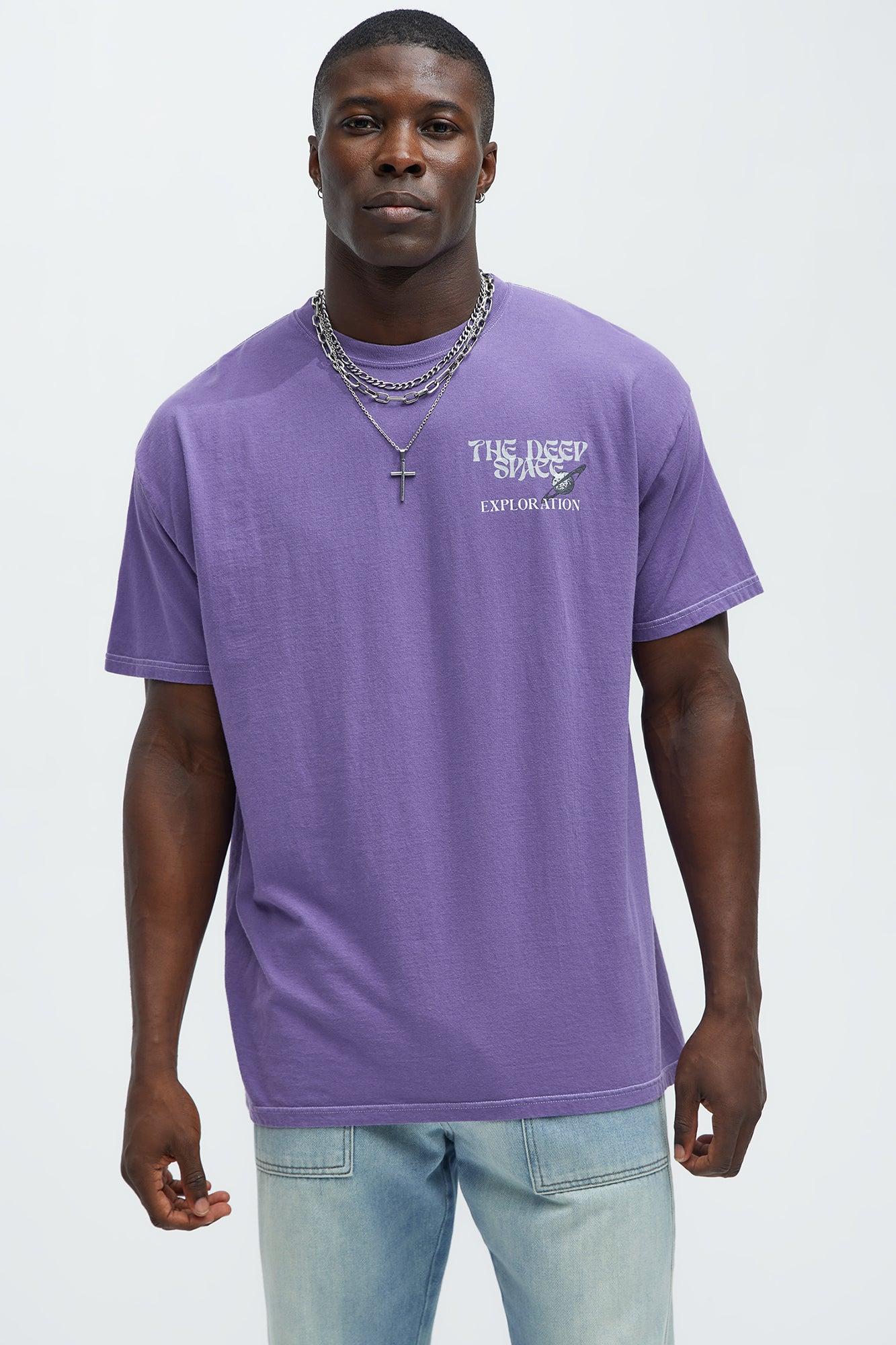 The Deep Space Exploration Short Sleeve Tee - Purple Product Image