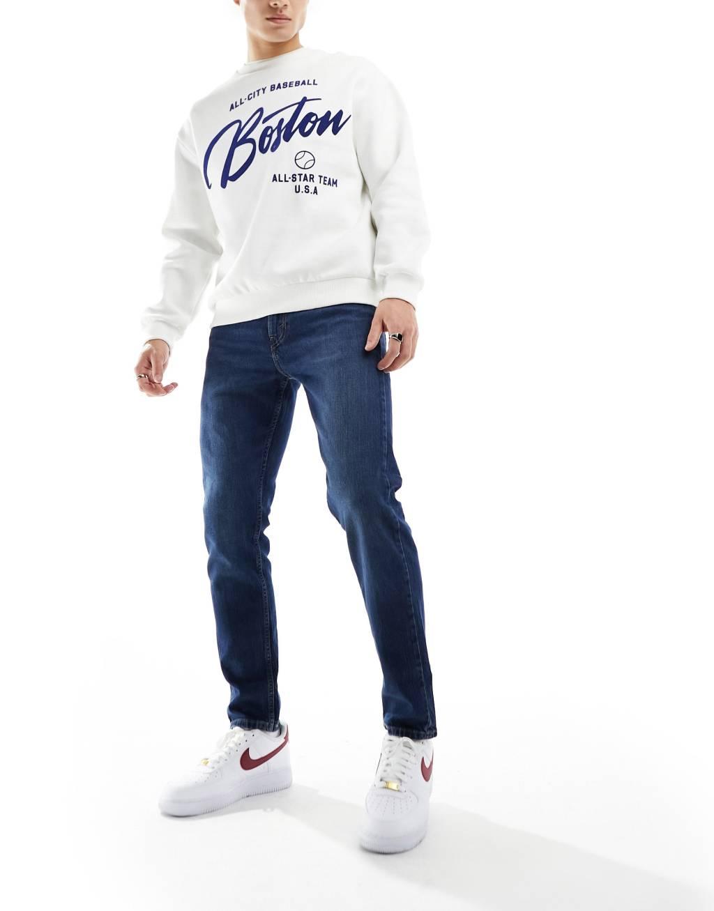 Levi's 515 slim fit jeans in navy wash Product Image