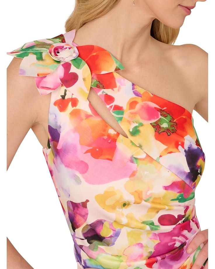 Floral Border Short Dress Product Image