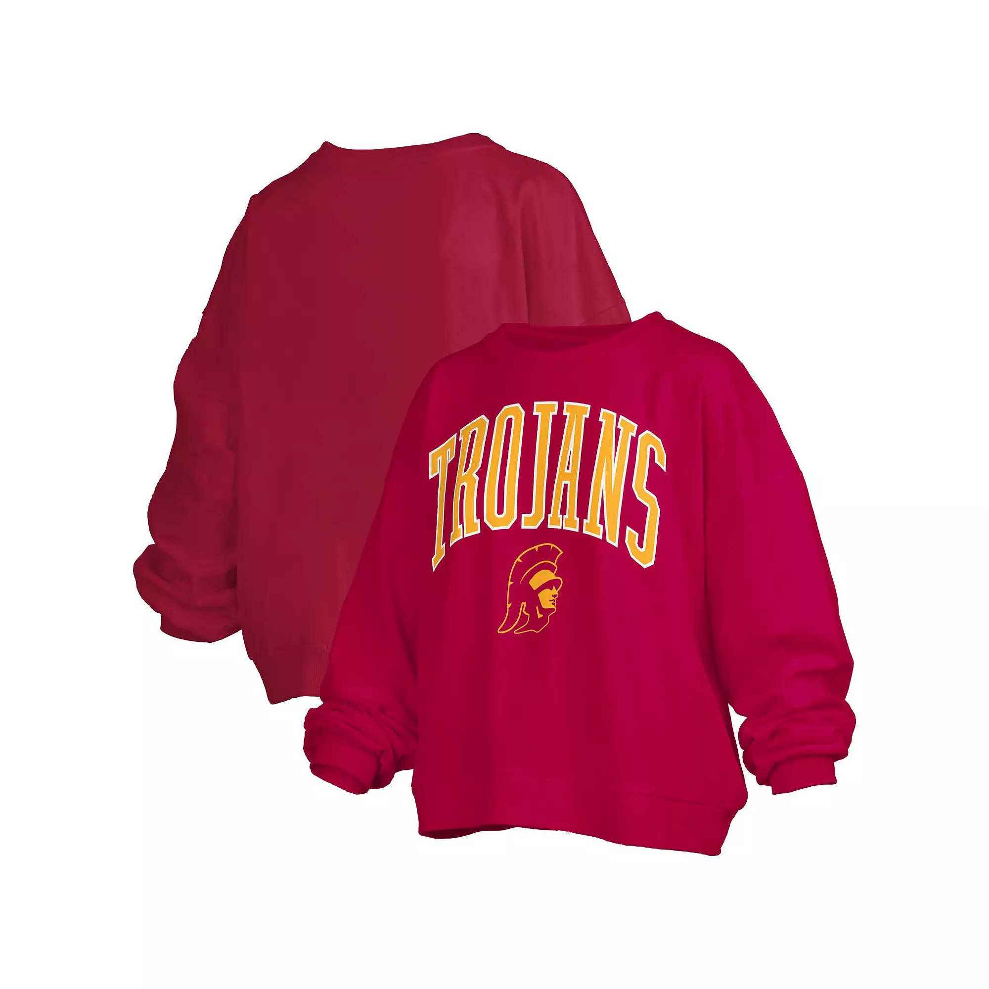 Women's Pressbox Cardinal USC Trojans Janise Arch Over Logo Waist Length Over Product Image
