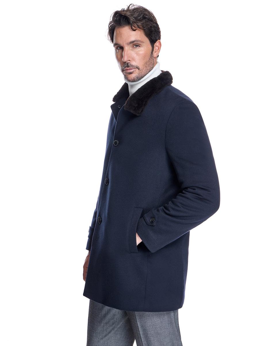 Men's Cashmere Jacket with Nutria Lining Product Image