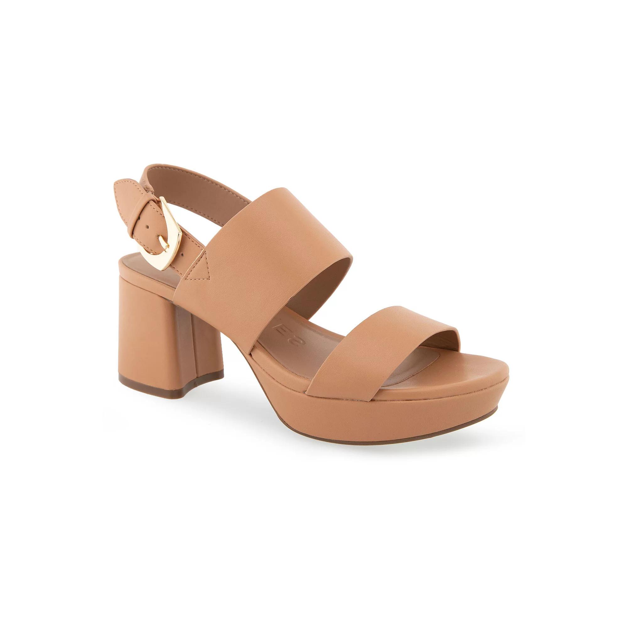 Aerosoles Camilia Women's Platform Sandals, Size: 8.5 Wide, Natural Product Image