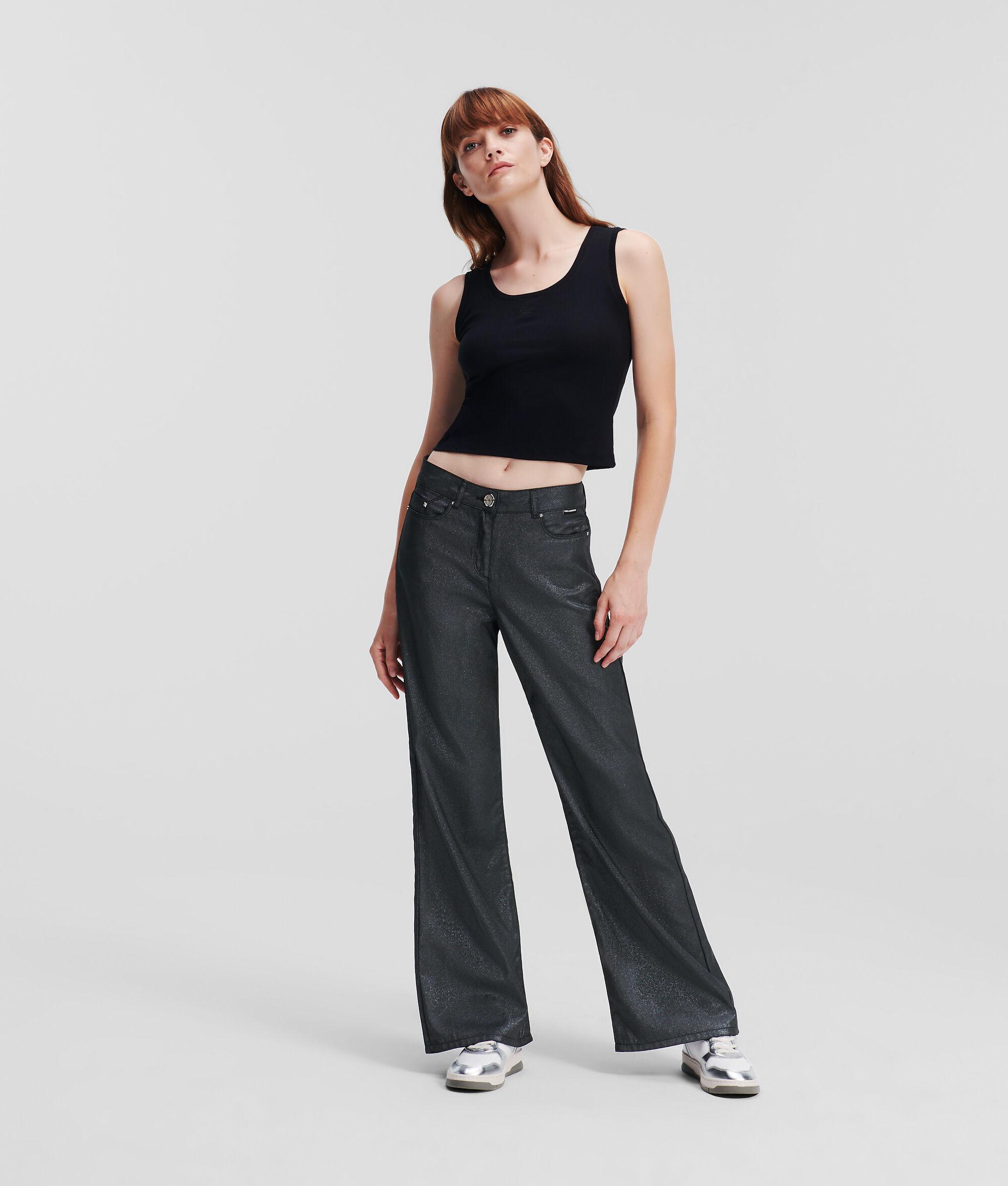 SPARKLING WIDE-LEG JEANS Product Image