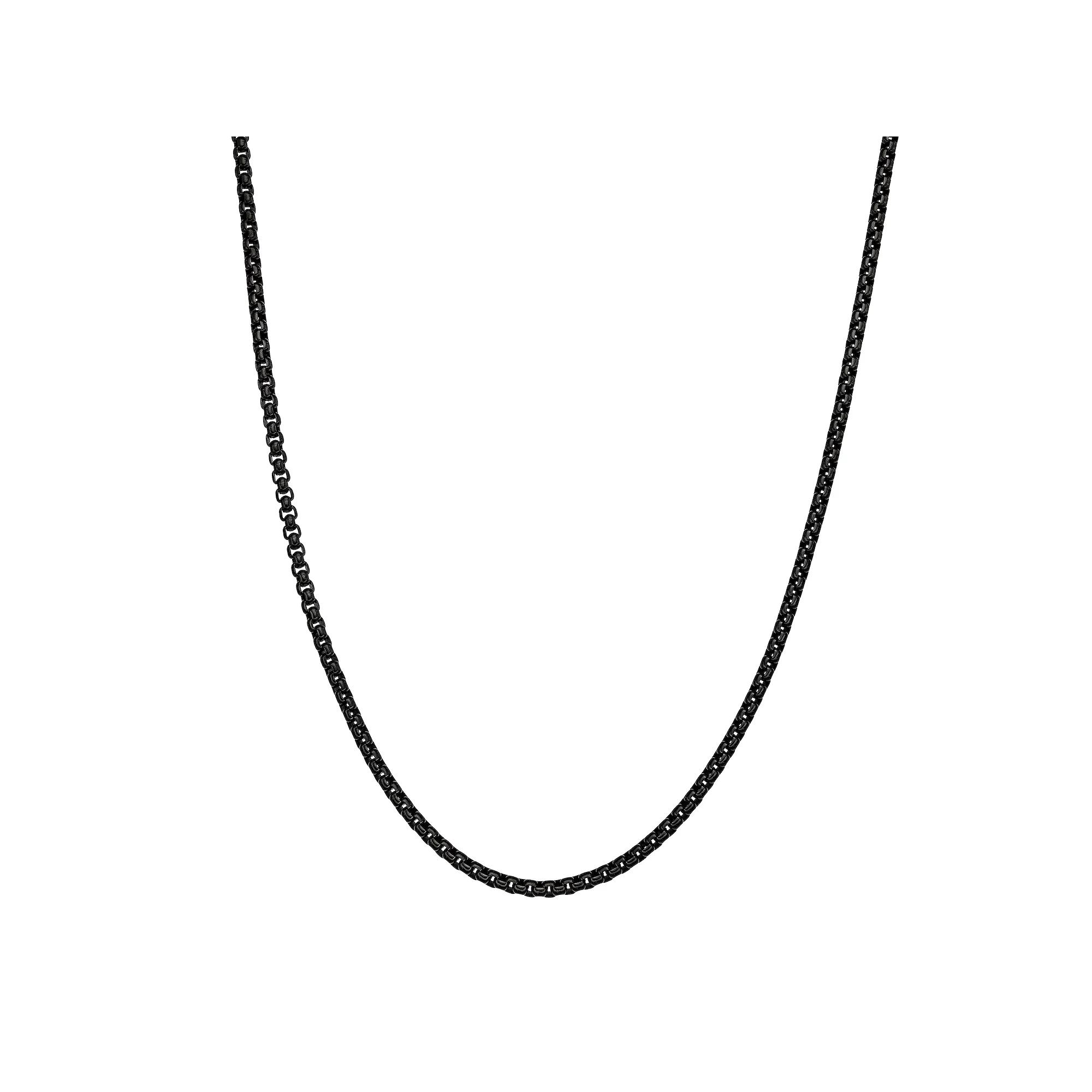 Men's LYNX Stainless Steel Box Chain Necklace,  Product Image