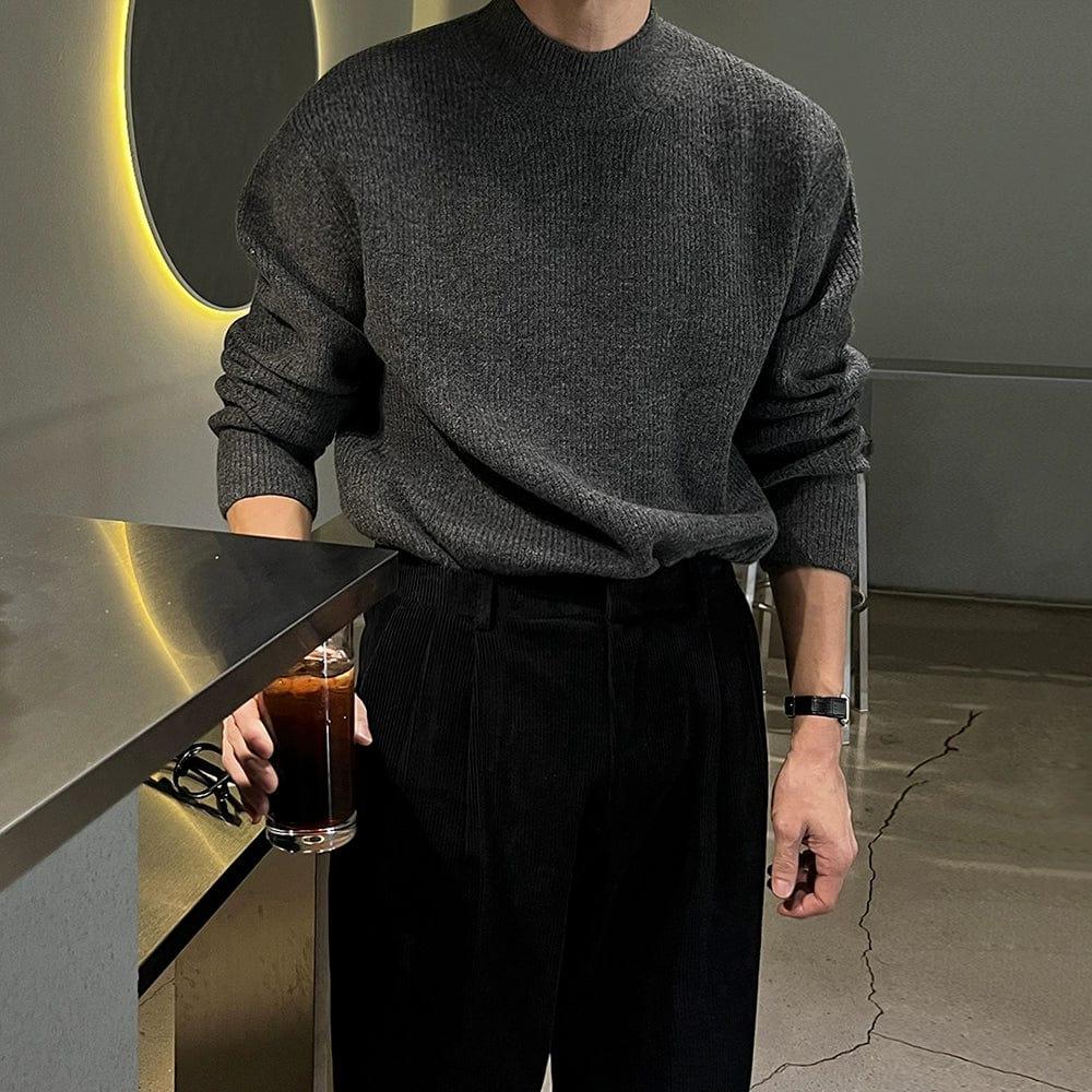 RT No. 12030 KNIT MOCK NECK LONGSLEEVE SWEATER Product Image