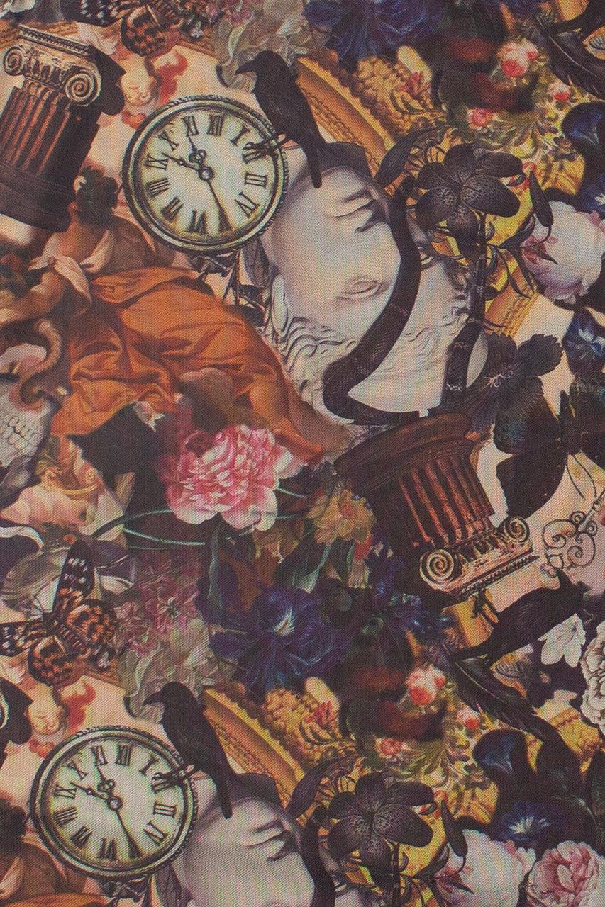 Printed Double Layer Mesh Dress Product Image