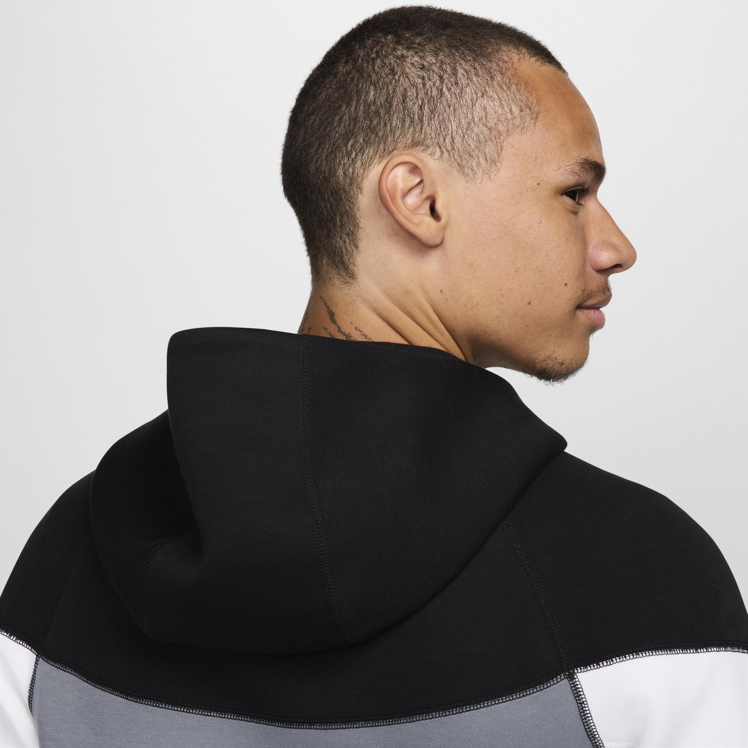 Mens Nike Sportswear Tech Fleece Windrunner Full-Zip Hoodie | FZ4709-011 Product Image