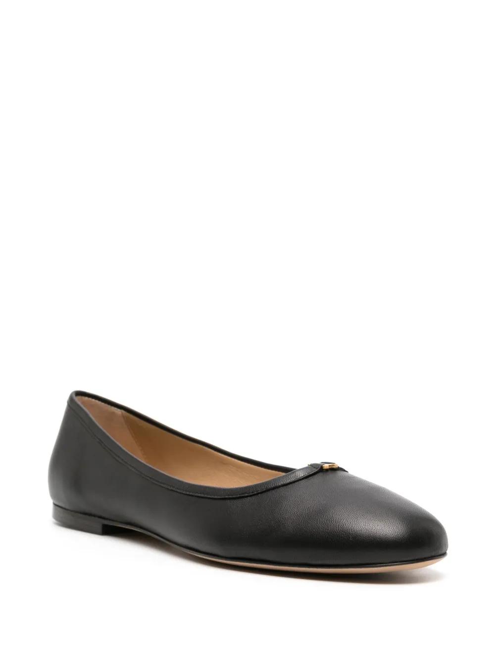 Marcie leather ballerina shoes Product Image