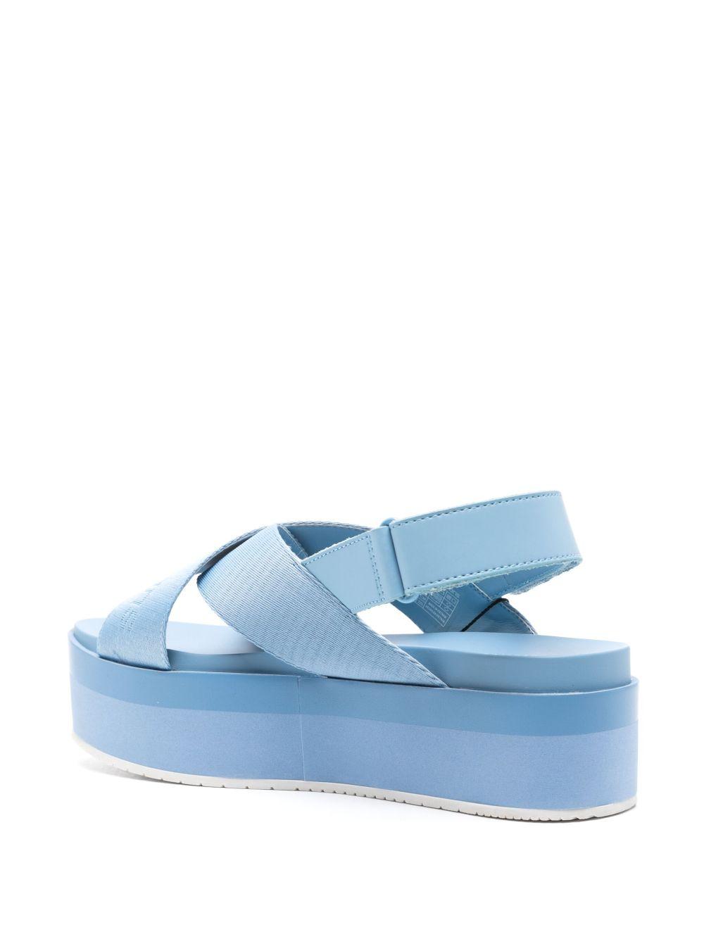 55mm logo-jacquard flatform sandals Product Image