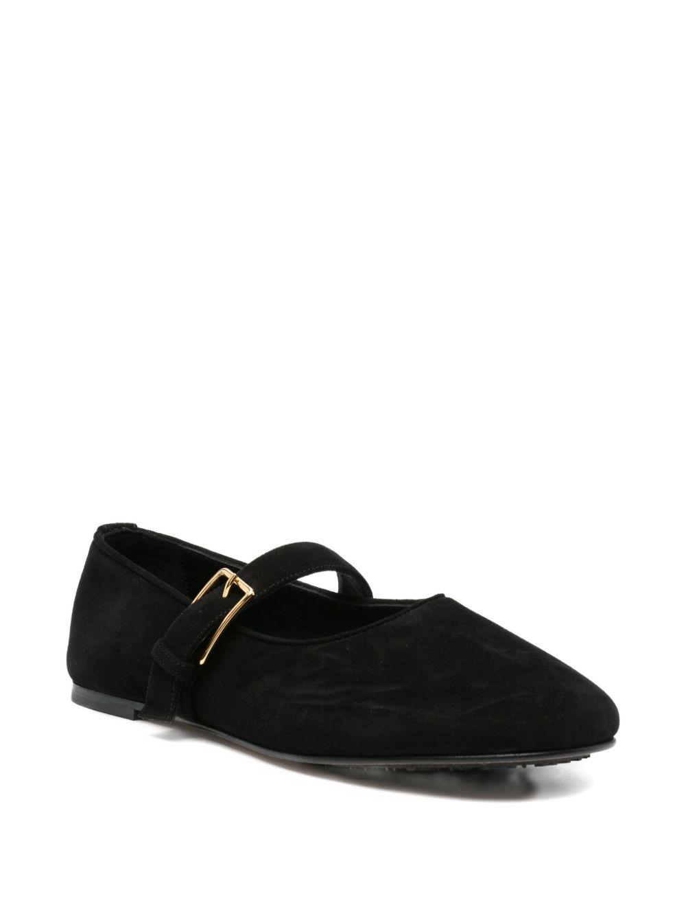 ball-buckle ballet flats Product Image