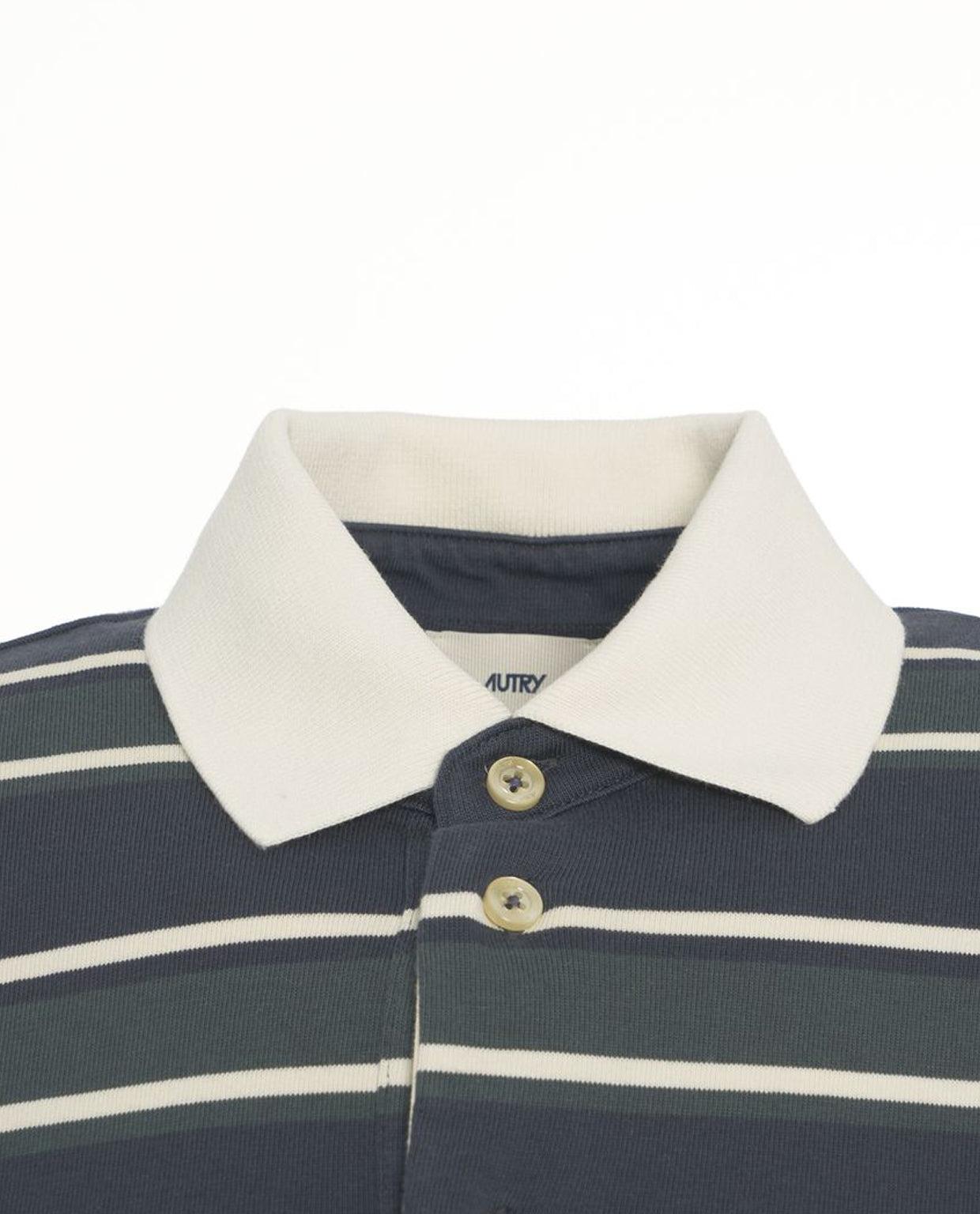 Polo shirt with stripes Product Image