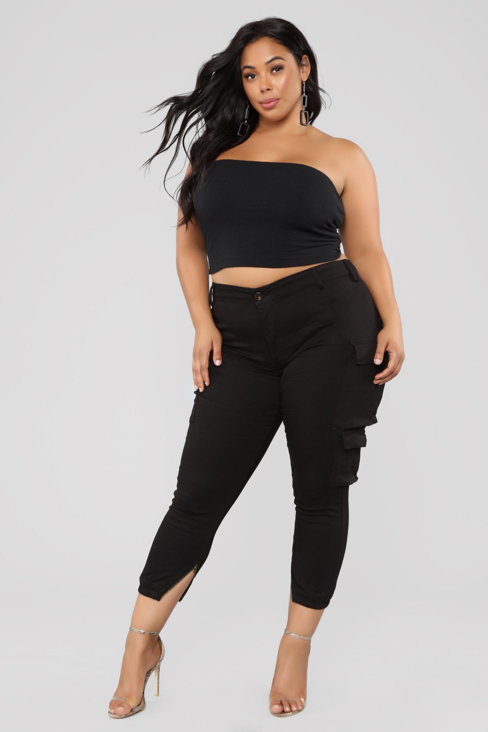 Kalley Cargo Pants - Black Product Image